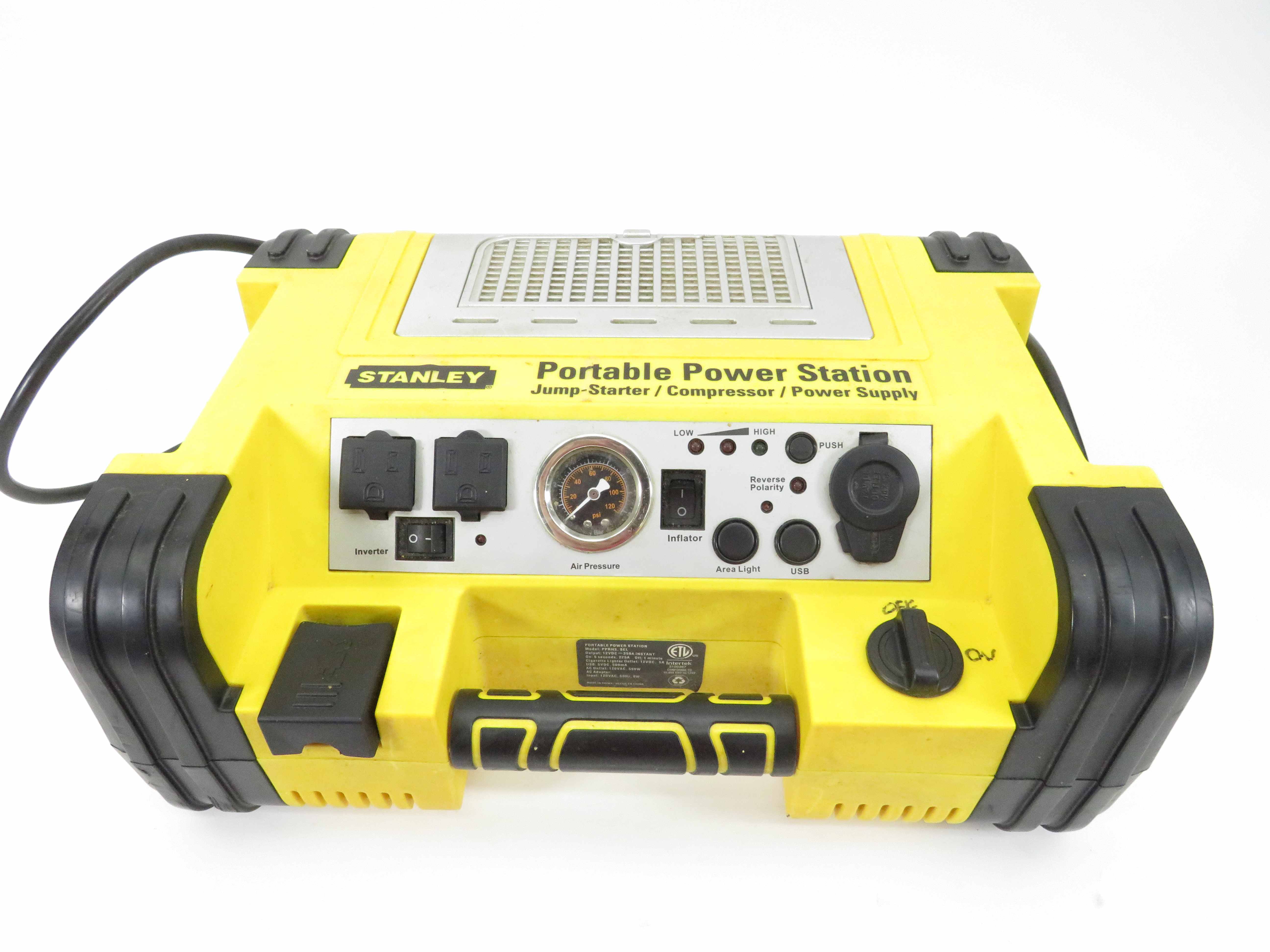 Stanley Pprh Portable Power Station Jump Starter Compressor