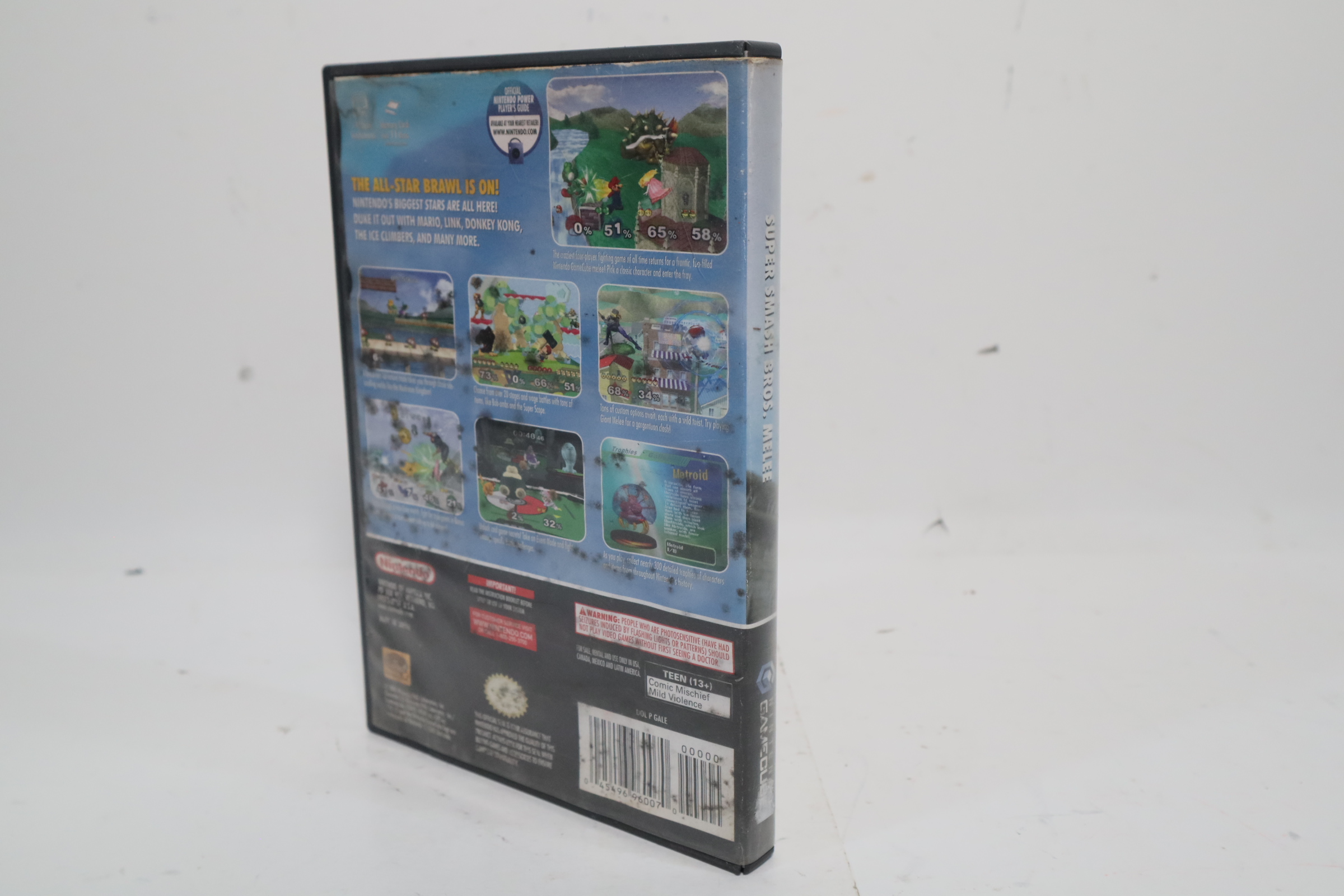 Nintendo Gamecube Super Smash Bros Melee Video Game Disc