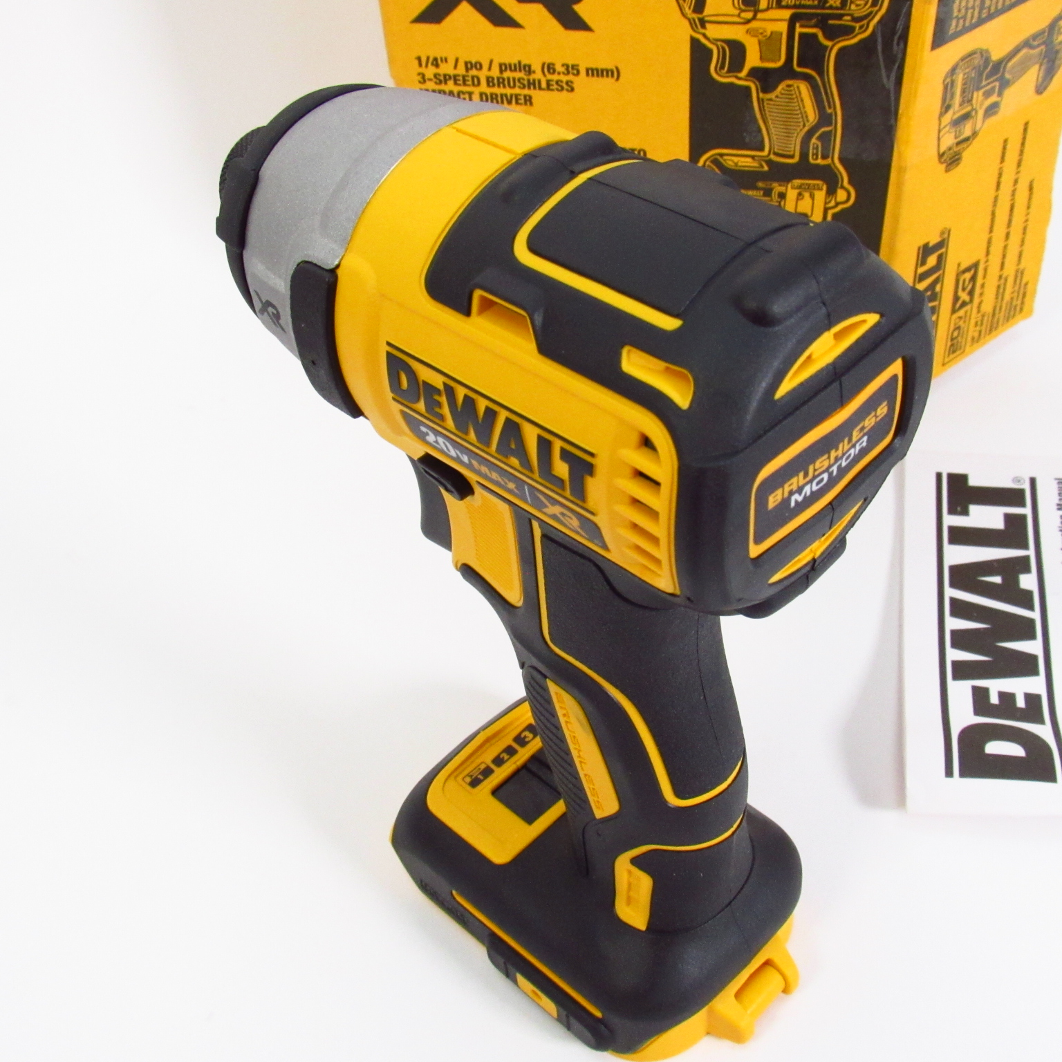 DeWalt XR DCF887B 20V 1 4 3 Speed Brushless Impact Driver Tool Only