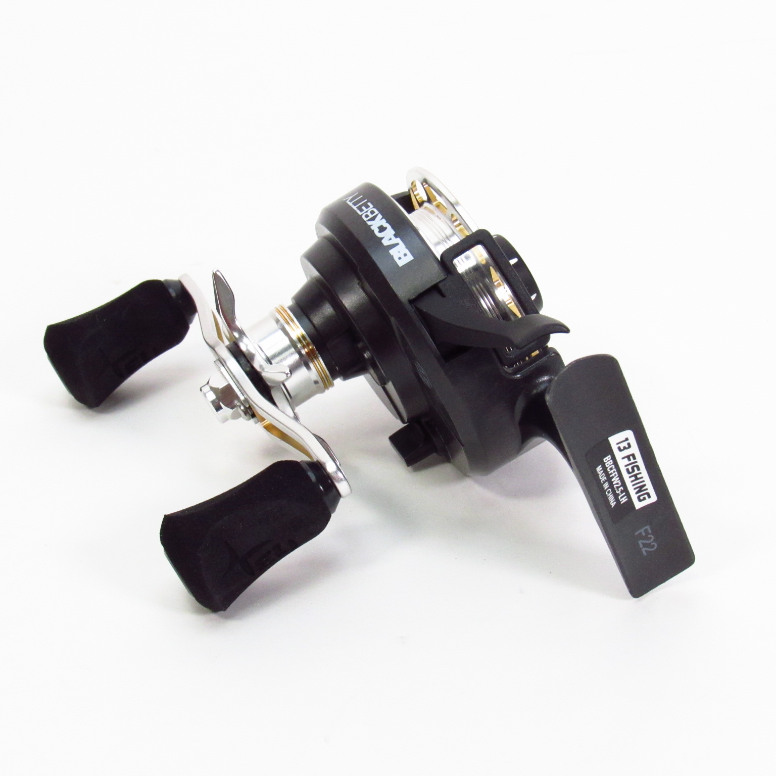 13 Fishing BBCFFW25 LH Black Betty FreeFall Carbon Ice Fishing Reel