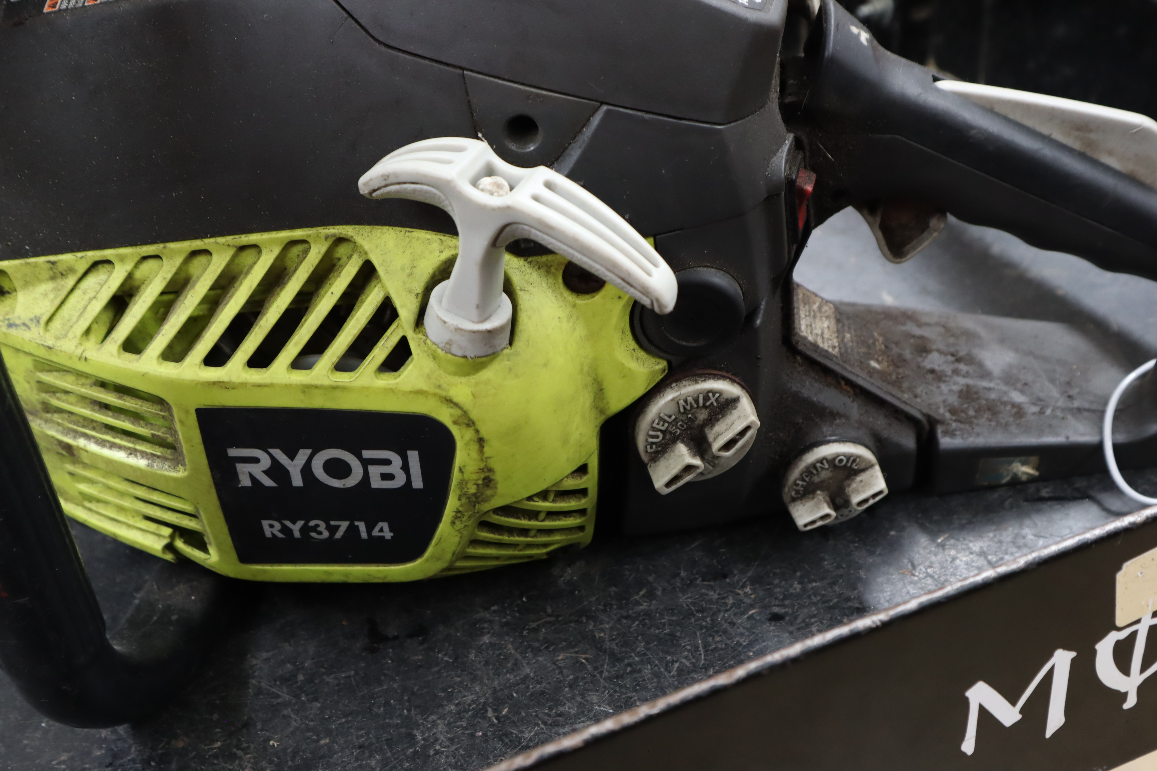 Ryobi RY3714 14 In 37cc 2 Cycle Gas Chainsaw Local Pickup In Store