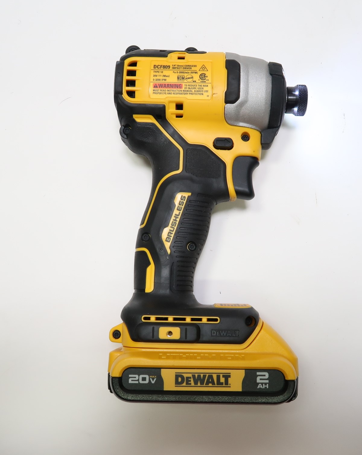 Dewalt Dcf Atomic V Max Cordless Brushless Compact Impact Driver