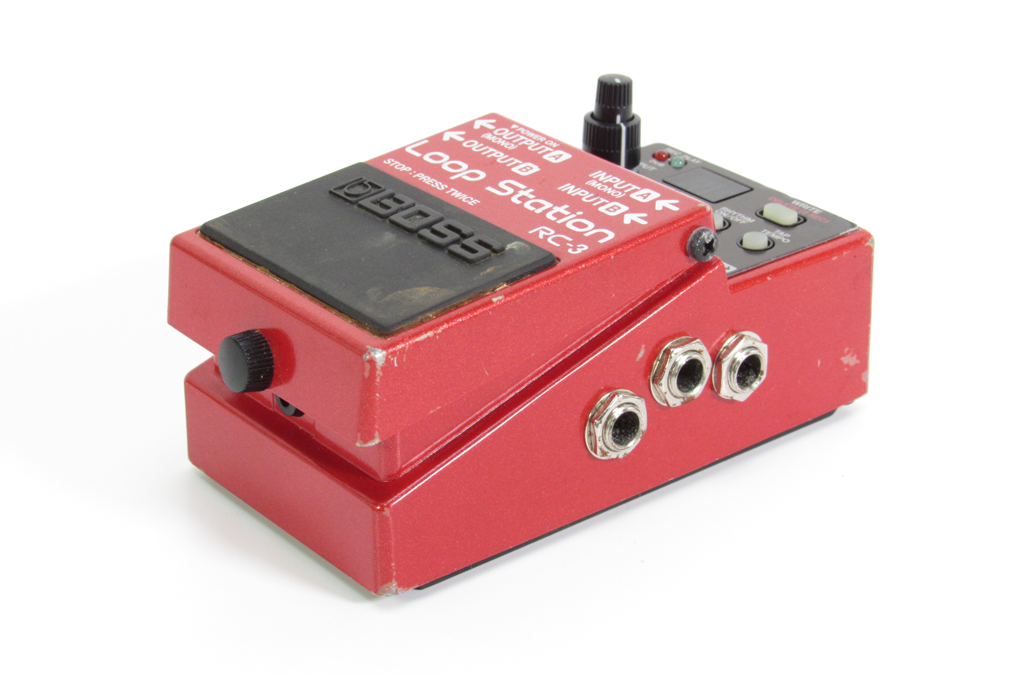 Boss Rc Loop Station Guitar Effects Looper Pedal Red