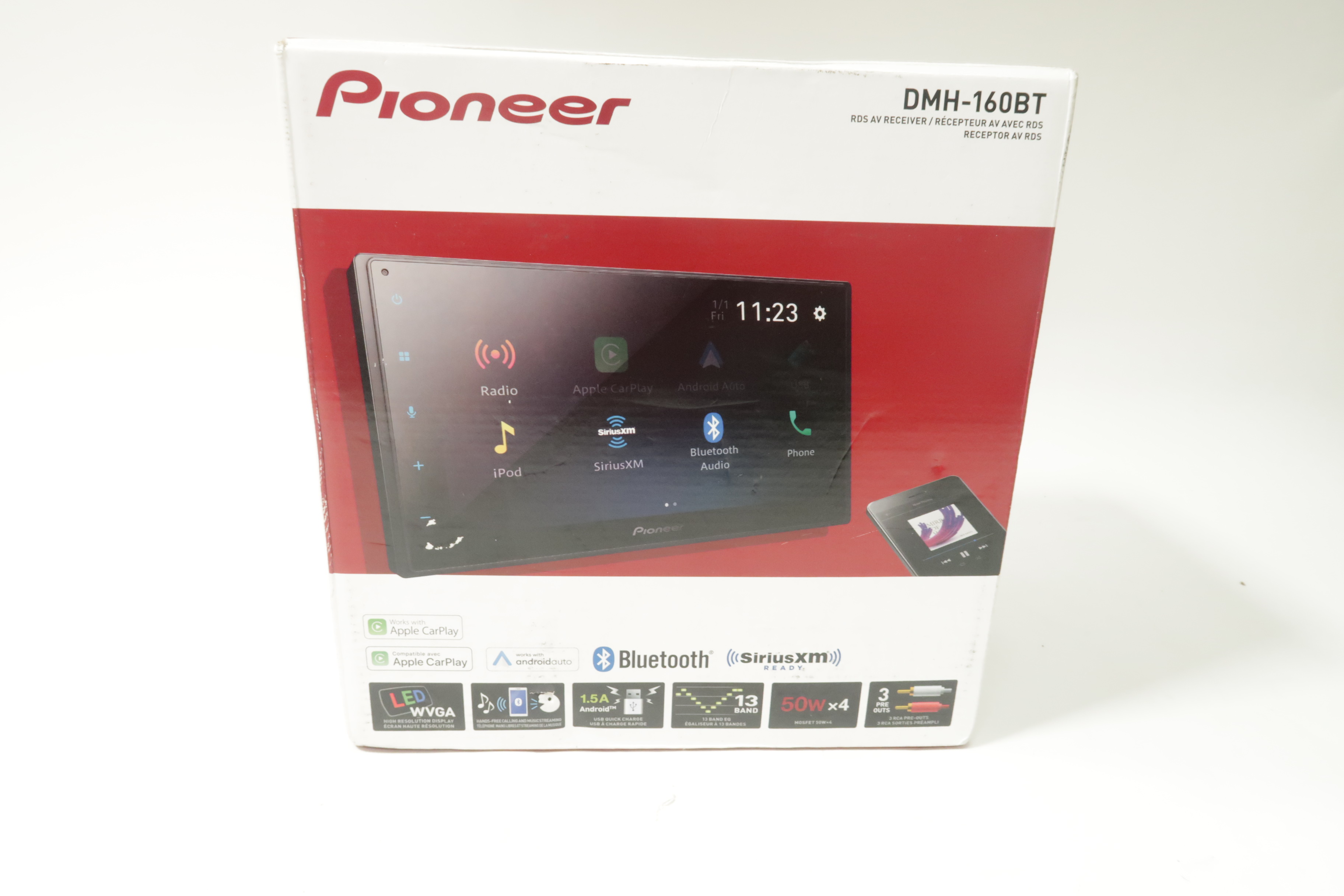 Pioneer DMH 160BT Carplay Android Auto 6 8 Touchscreen Digital Media