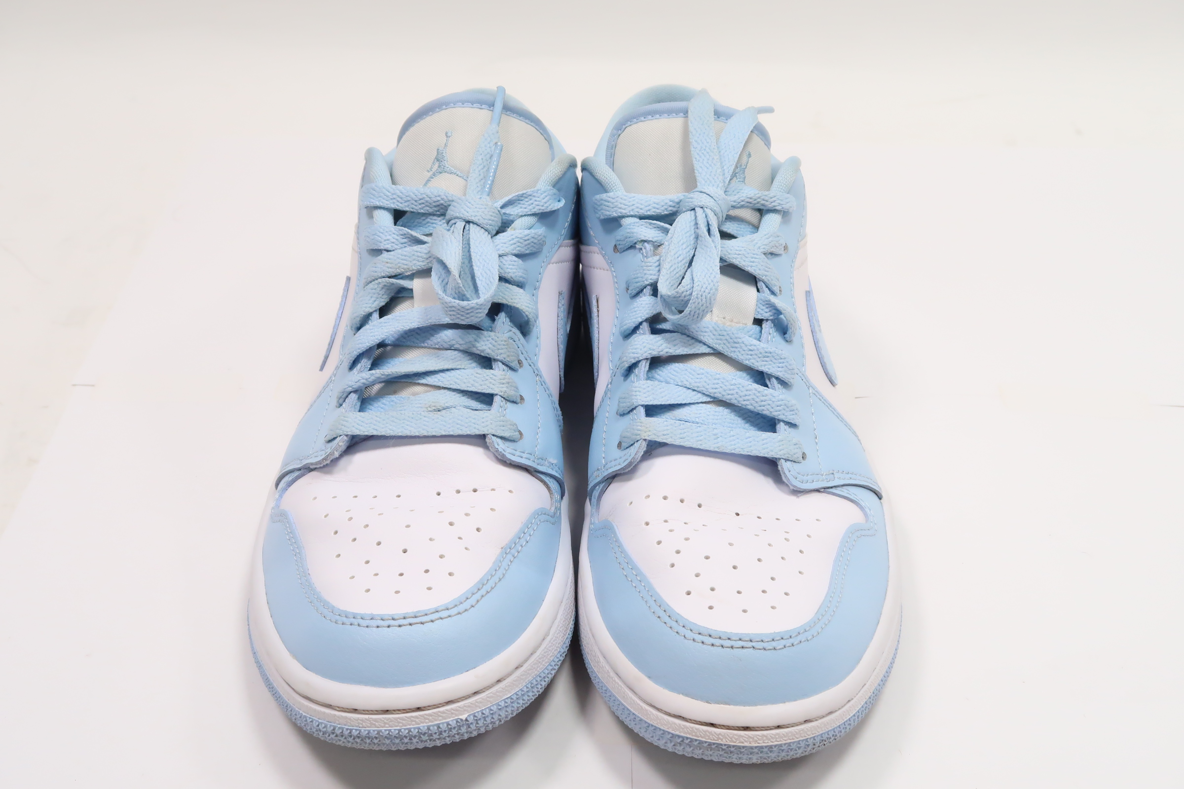 Nike Women Air Force 1 6 IN Boot White / Ice Blue 314389-141 Deadstock