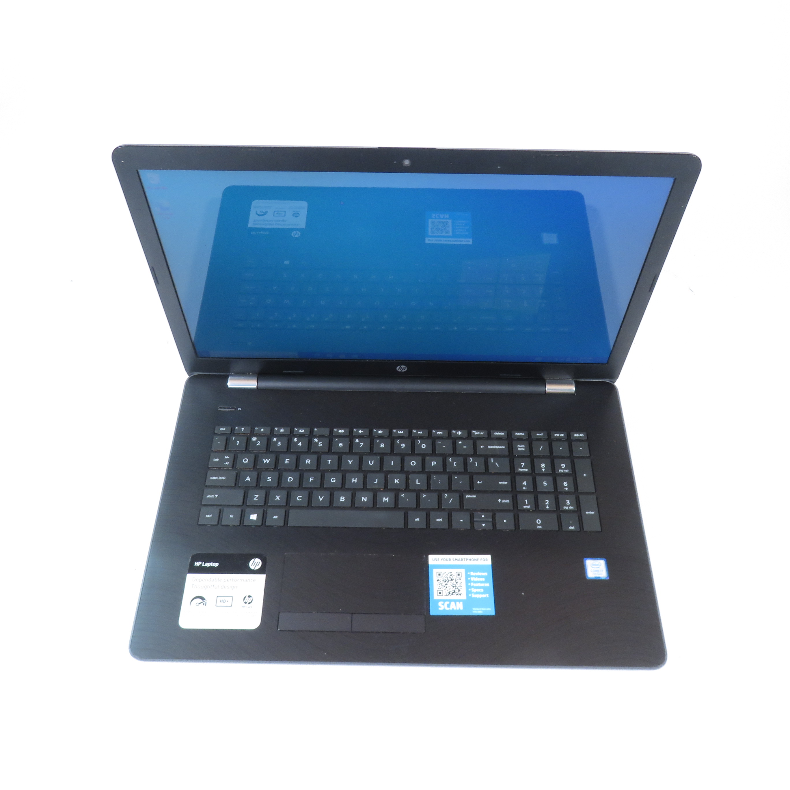 HP 17-bs067cl Windows 10 Intel Core i7-7500U 2.7GHz 8GB RAM 2TB HDD 17.3