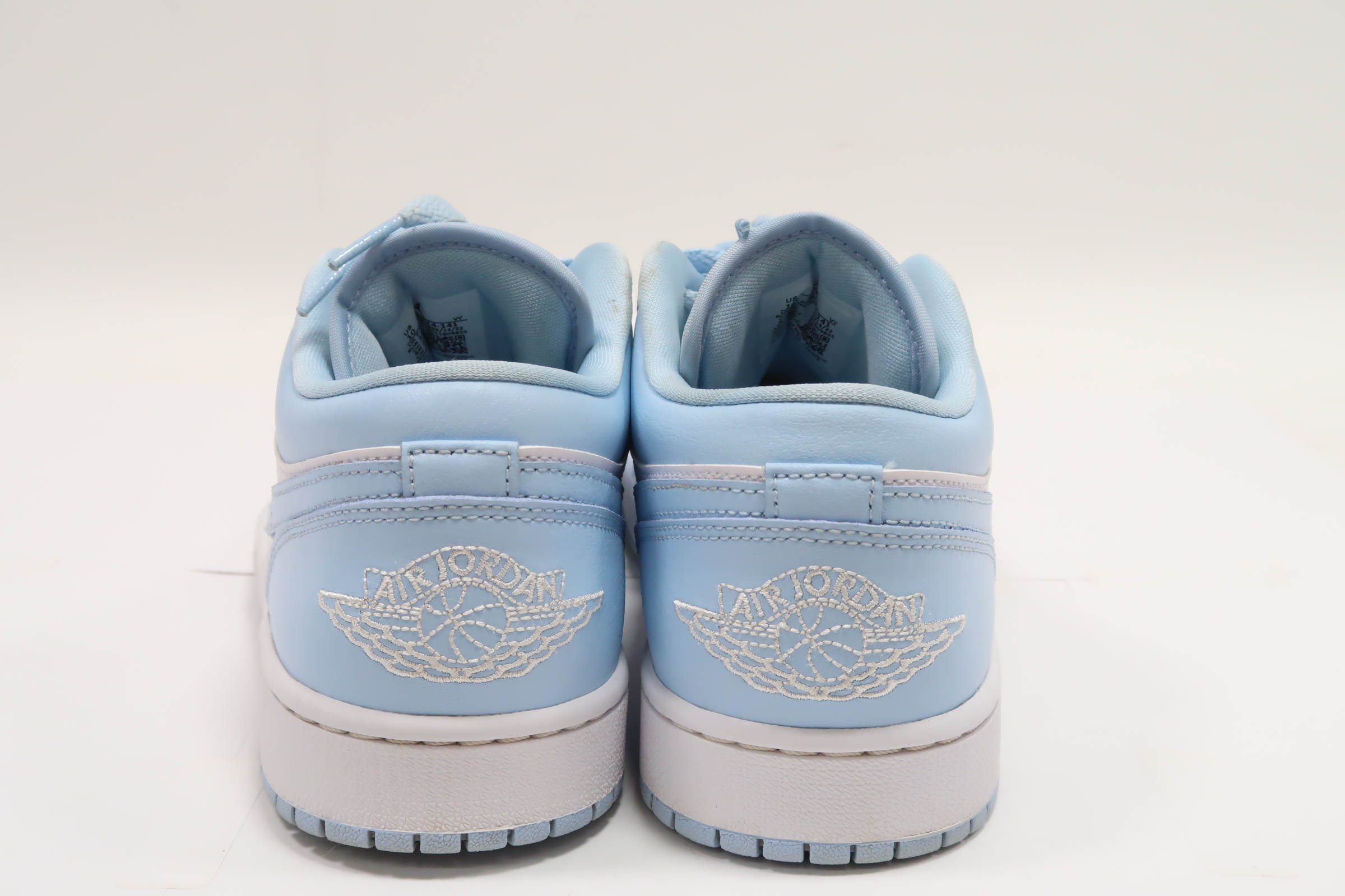 Nike Women Air Force 1 6 IN Boot White / Ice Blue 314389-141 Deadstock