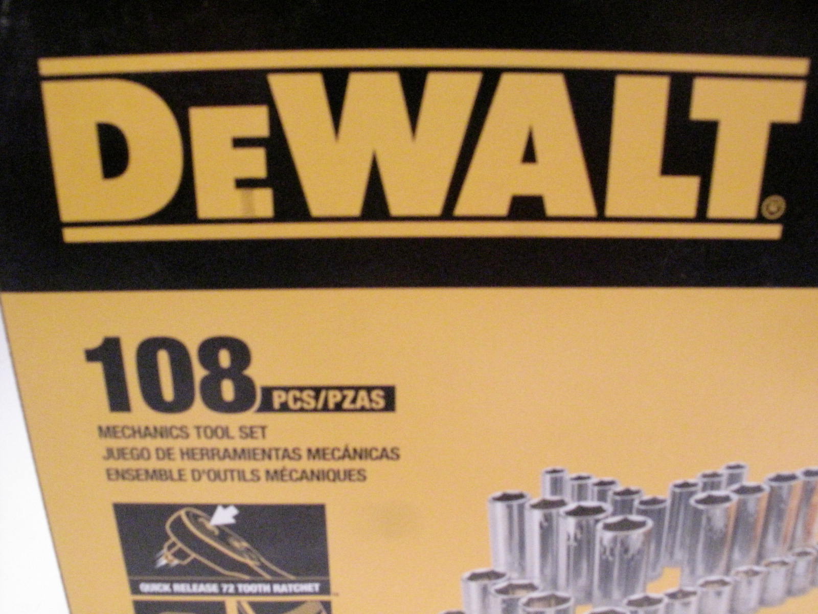 Dewalt 108 piece 2024 mechanics tool set