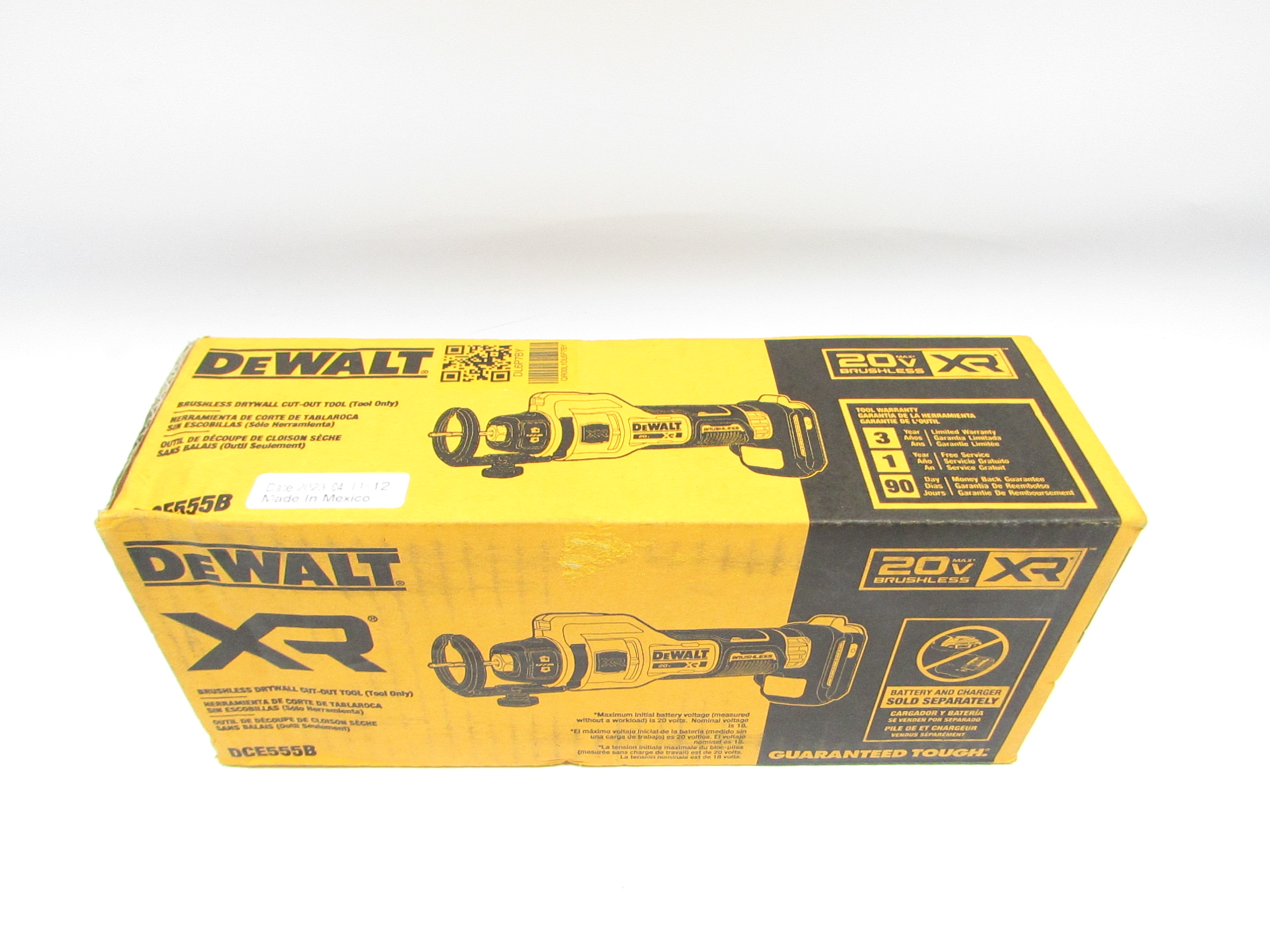 DeWalt DCE555B 20V MAX* Brushless Drywall Cut-Out Tool (Tool Only)