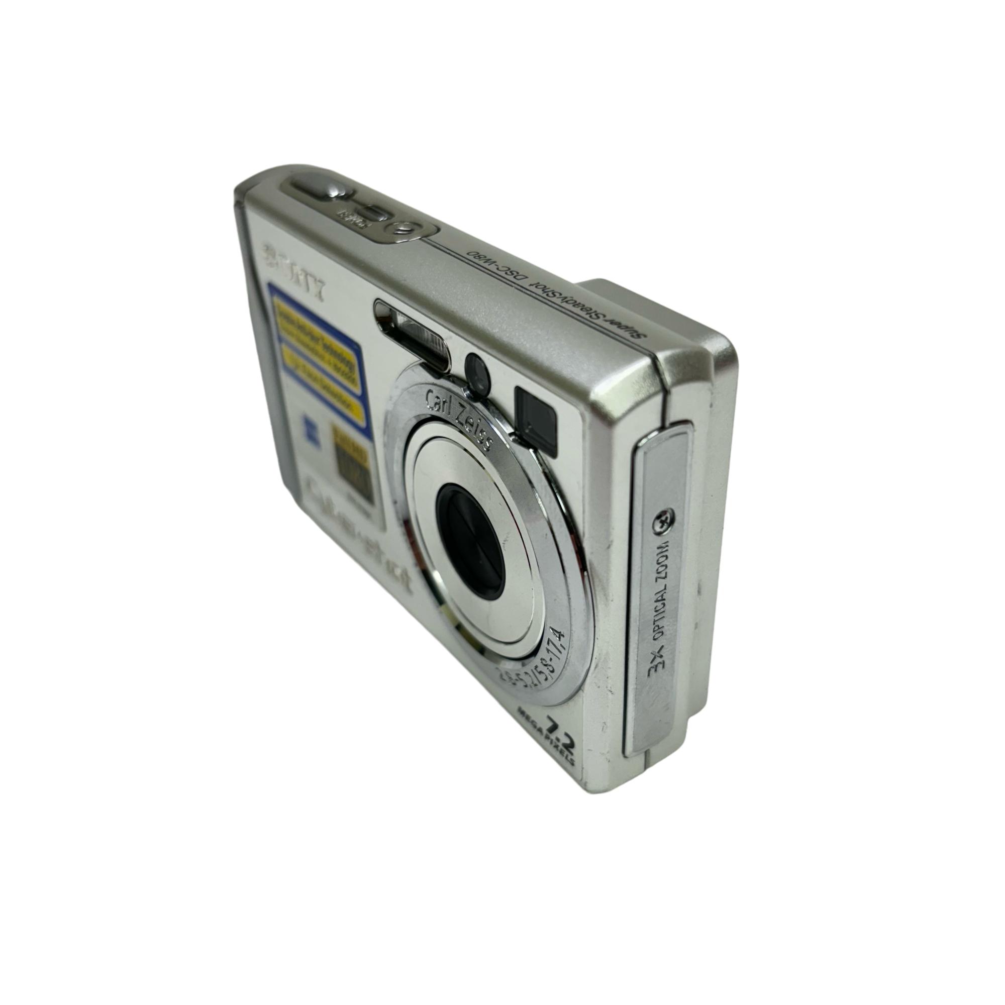 Sony 2024 Cyber-shot DSC-W80 7.2 MP Digital Camera with 5x Optical Zoom and Super S