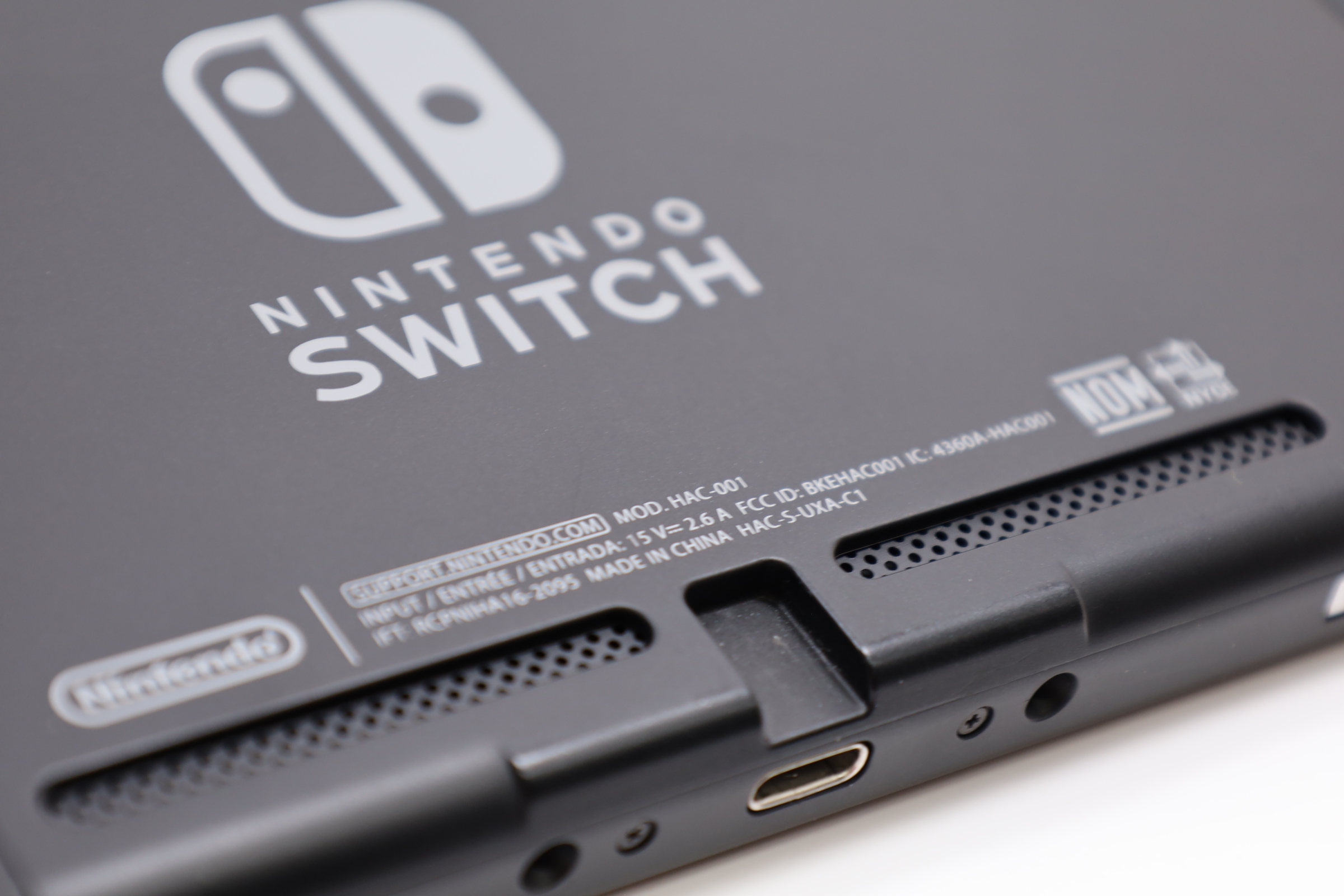 Nintendo Switch HAC-001 32GB + 128GB Video Game System - Gray (5784)