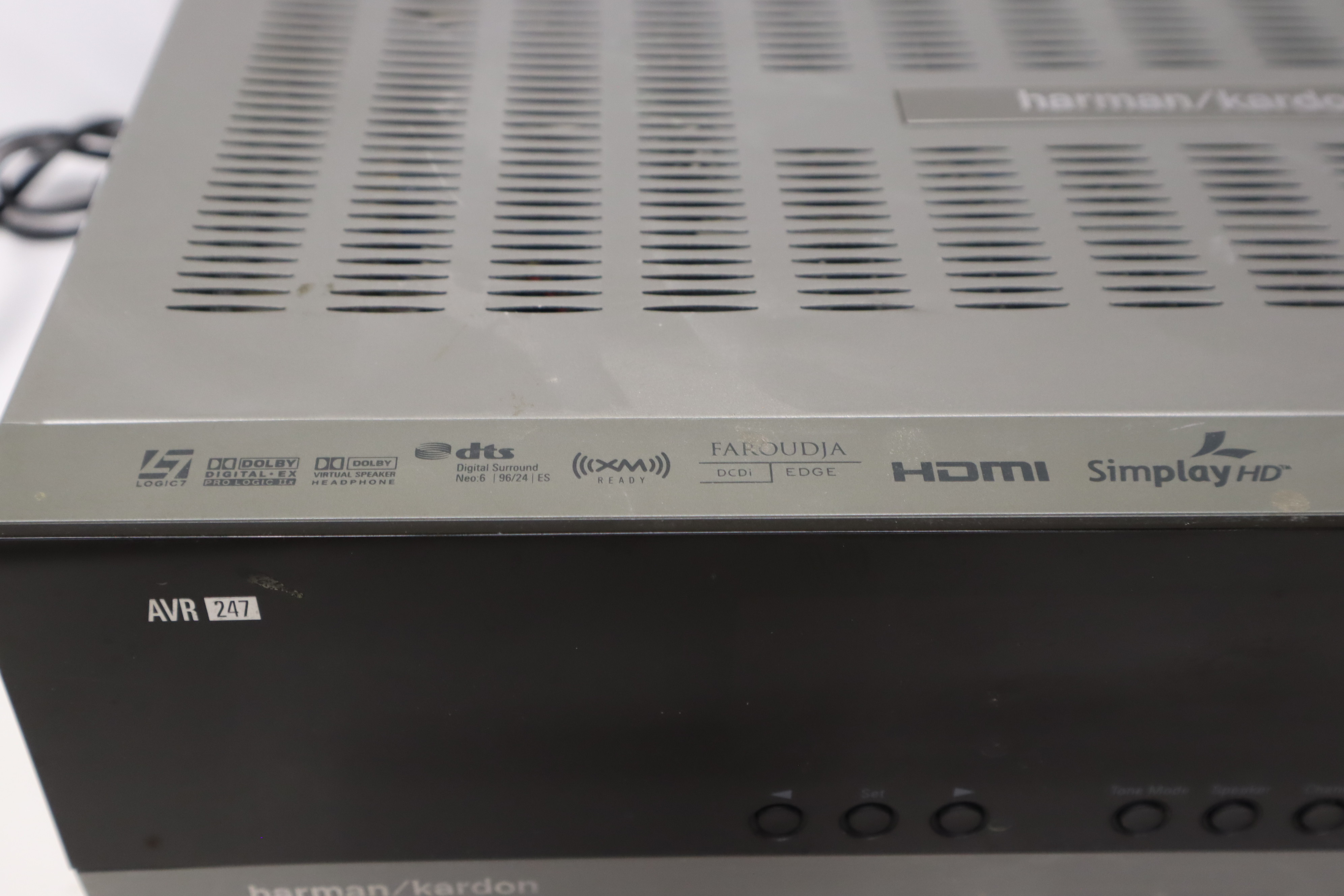 Bezwaar Versnipperd Geloofsbelijdenis Harman Kardon AVR 247 Home Theater Receiver Dolby 7.1 Surround Sound 6588