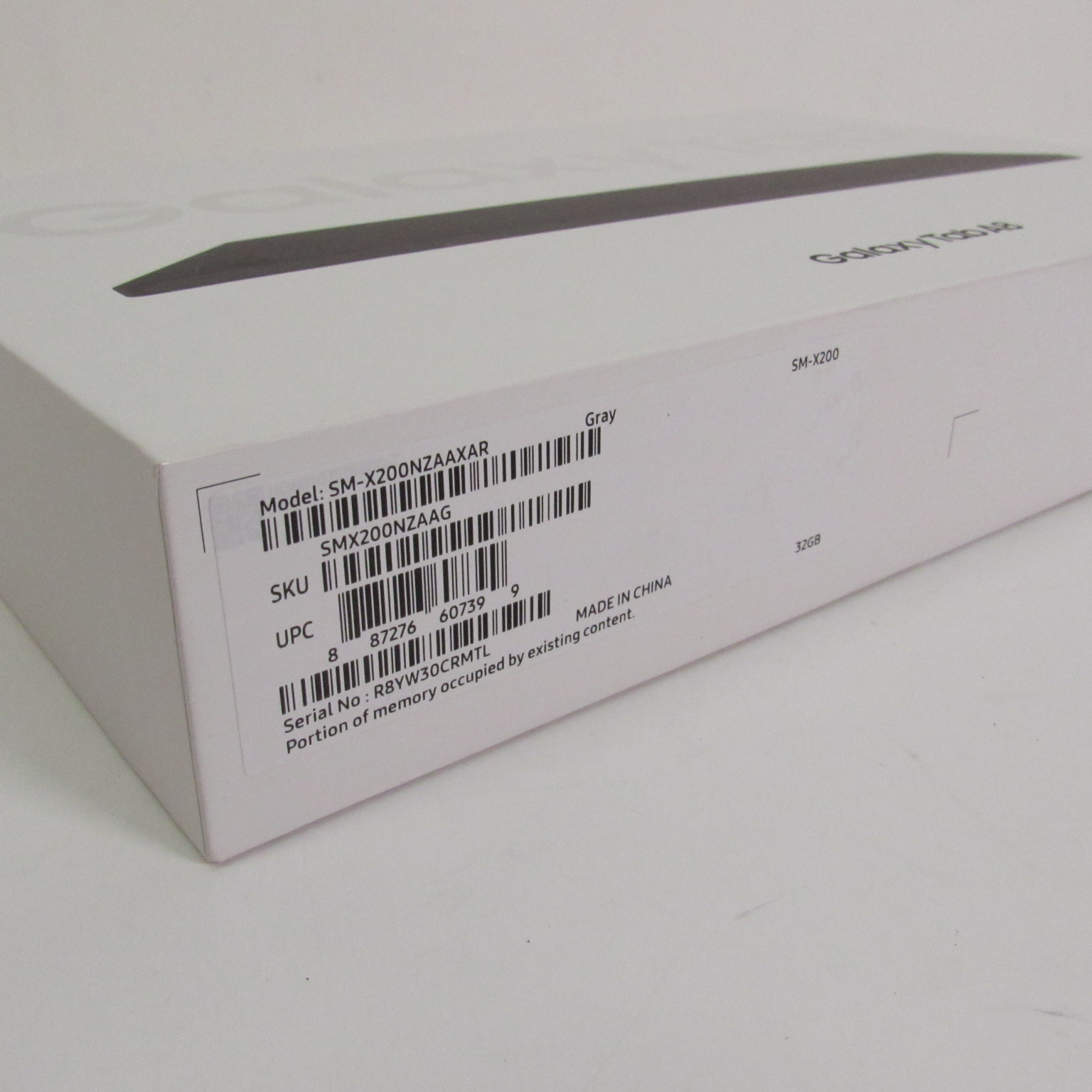 Samsung Galaxy Tab A8 SM-X200NZAQXAR 32GB 10.5 Android Wi-Fi Tablet - Gray  8555