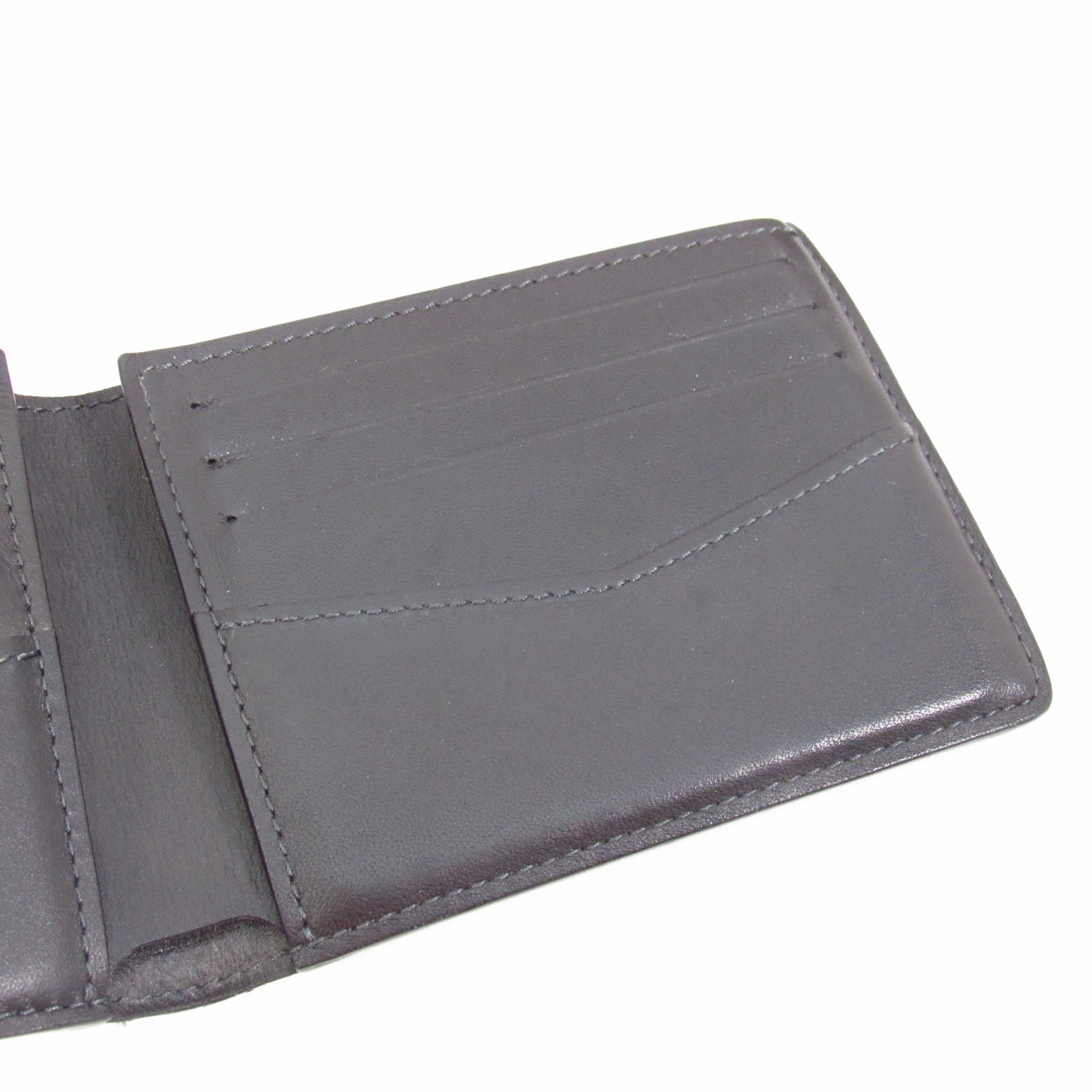 Louis Vuitton Slender Mens Folding Wallets, Black