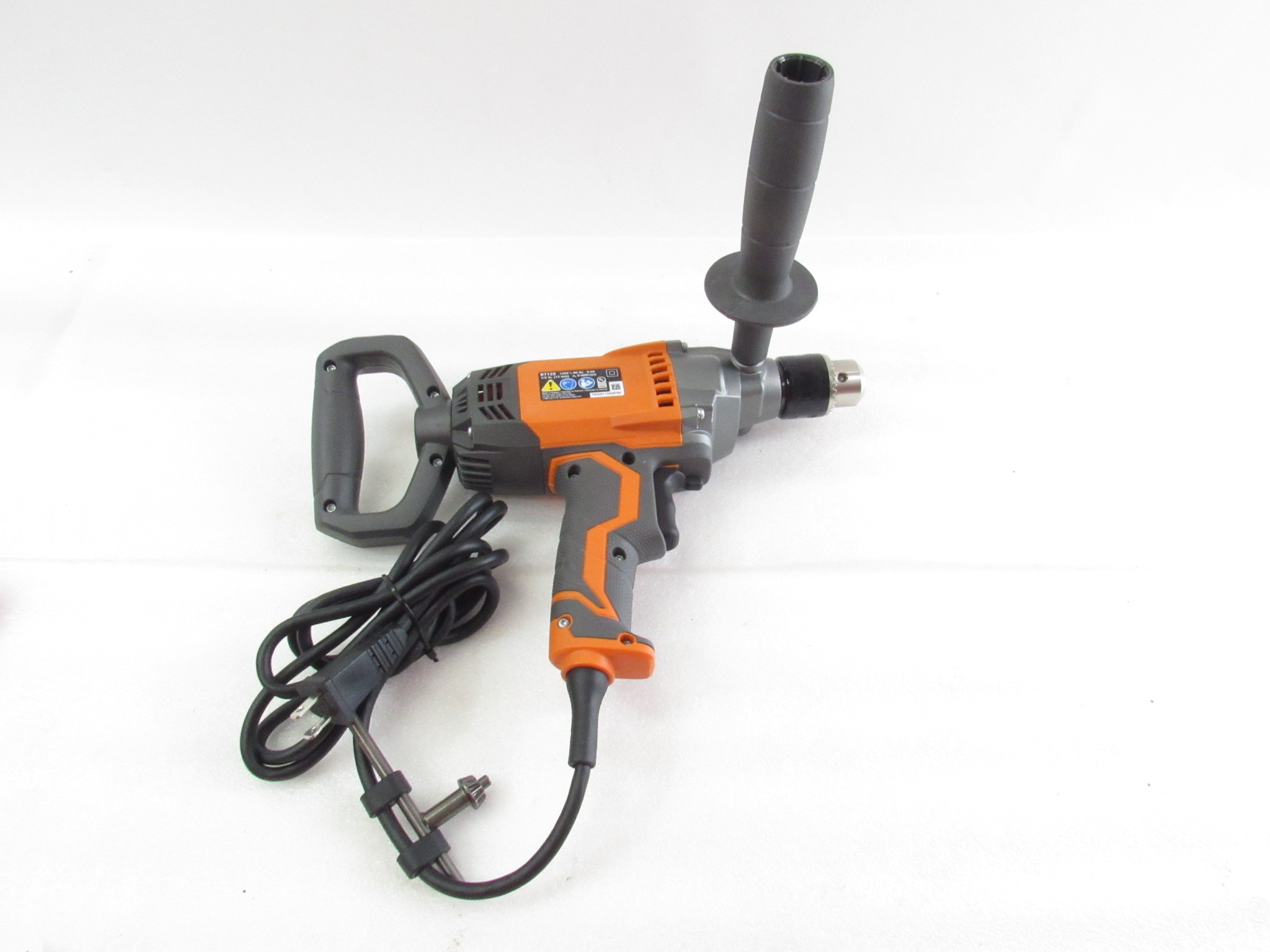 Ridgid R7122 9 Amp Corded 1 2 in. Spade Handle Mud Mixer