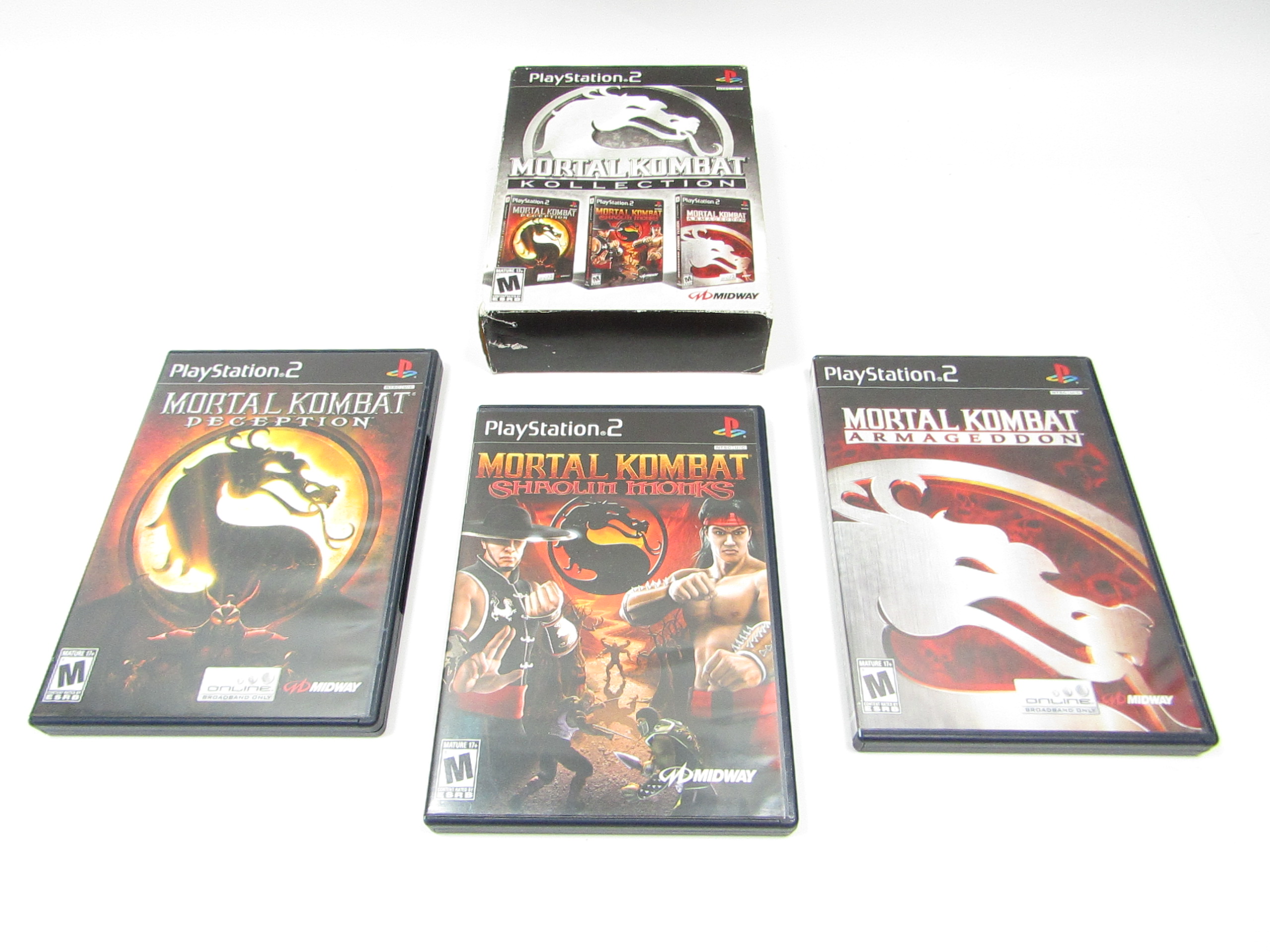 Mortal fashion Kombat: Kollection For Playstation 2