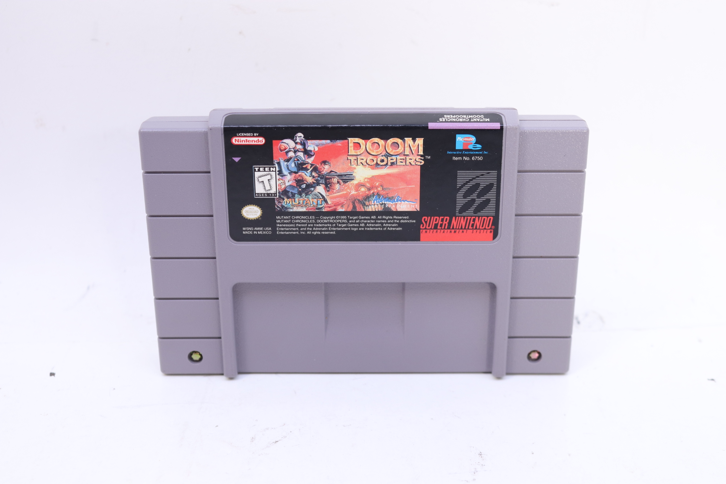 Nintendo SNS-AM9E Doom Troopers - SNES - CIB