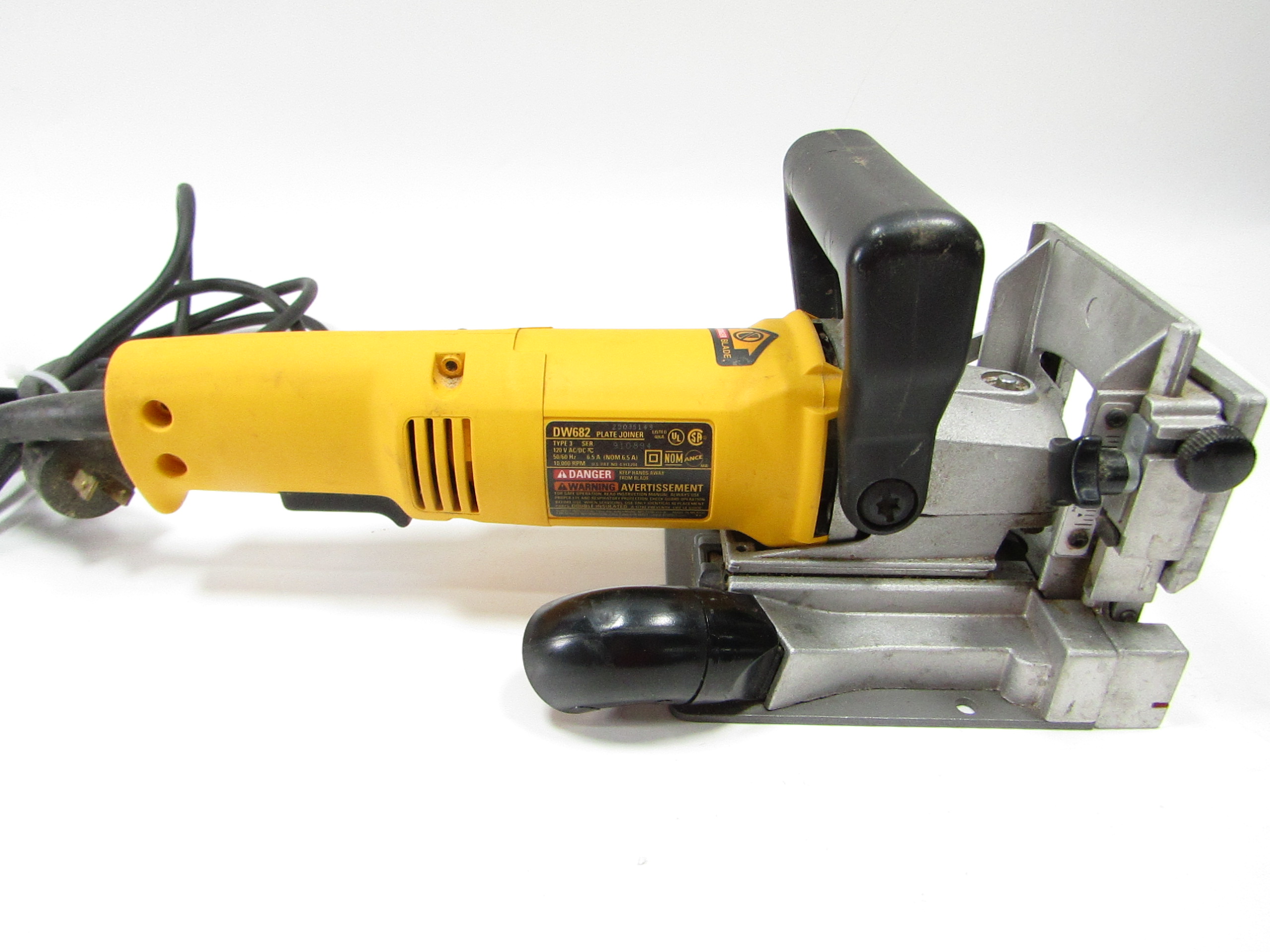 DeWALT DW682 6.5 Amp Corded Electric 10 000 RPM Heavy Duty Plate Joiner