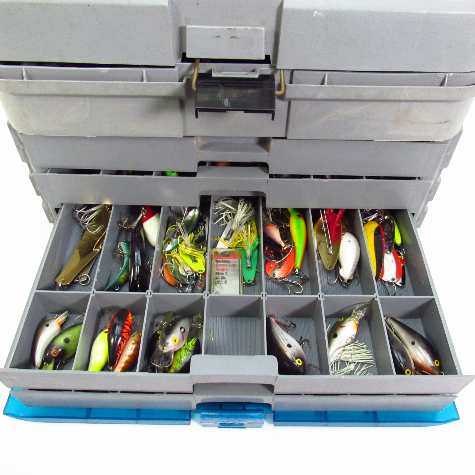 Tackle Box With Assorted Fishing Lures