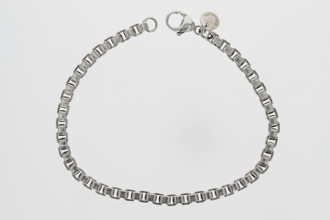 7.5” Tiffany & Co. 925 Sterling Silver Venetian Link Bracelet (15.50g. –  Chorost & Co.
