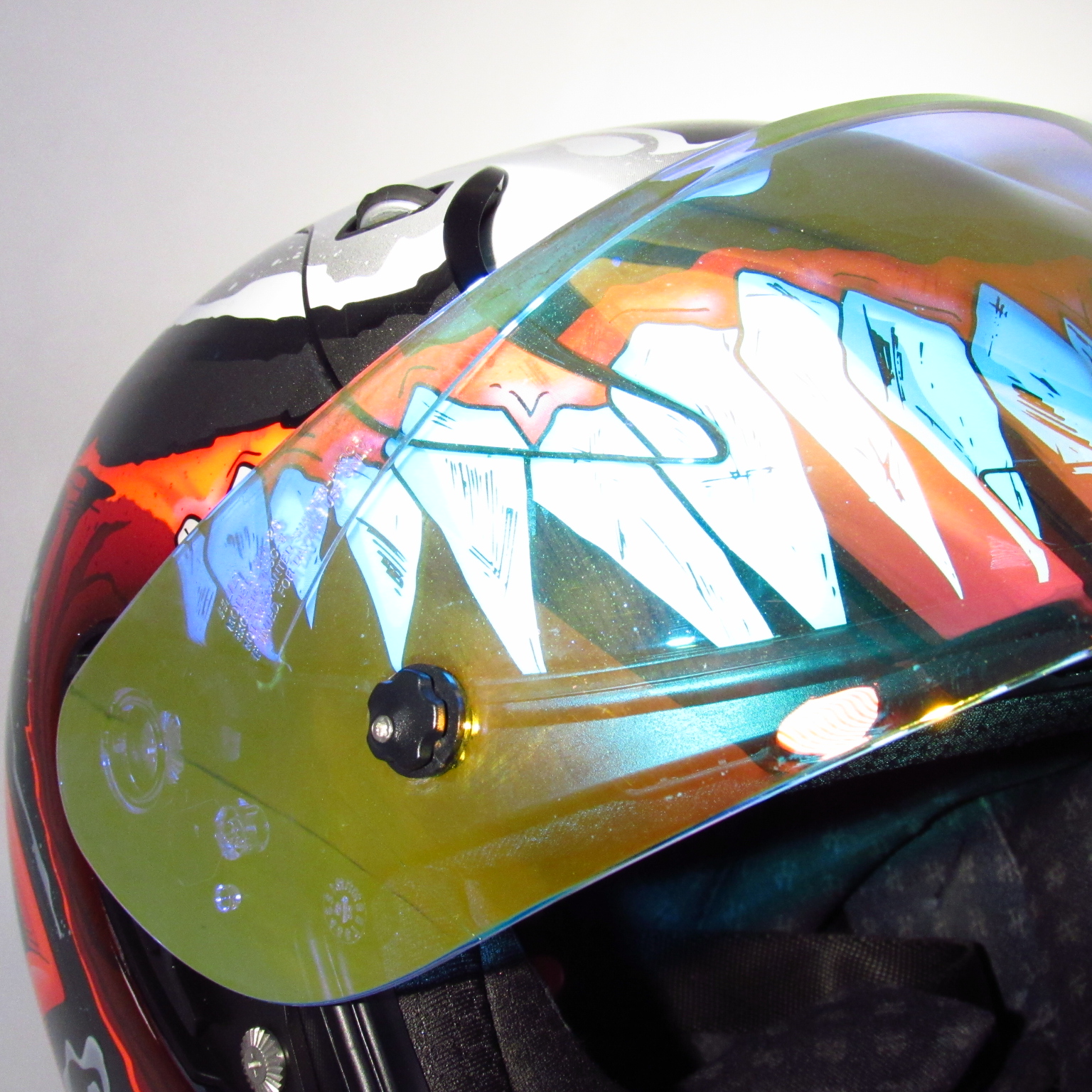 VENOM Custom Airbrushed Motorcycle Helmet