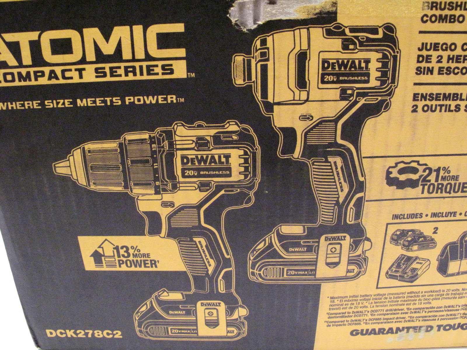 Dewalt atomic compact online series dck278c2