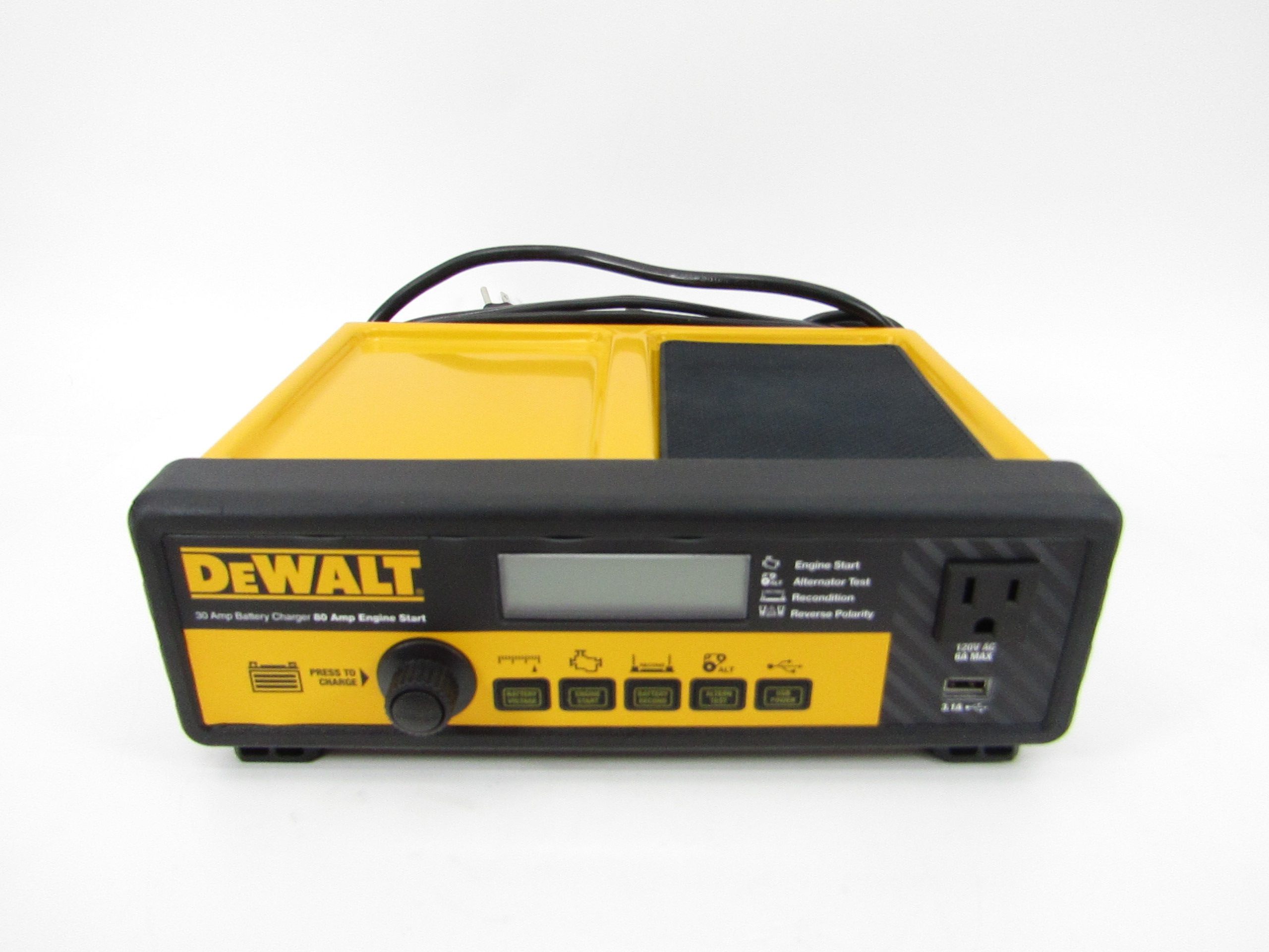 DEWALT DXAEC801B 30 Amp Automotive Portable Car Battery Charger