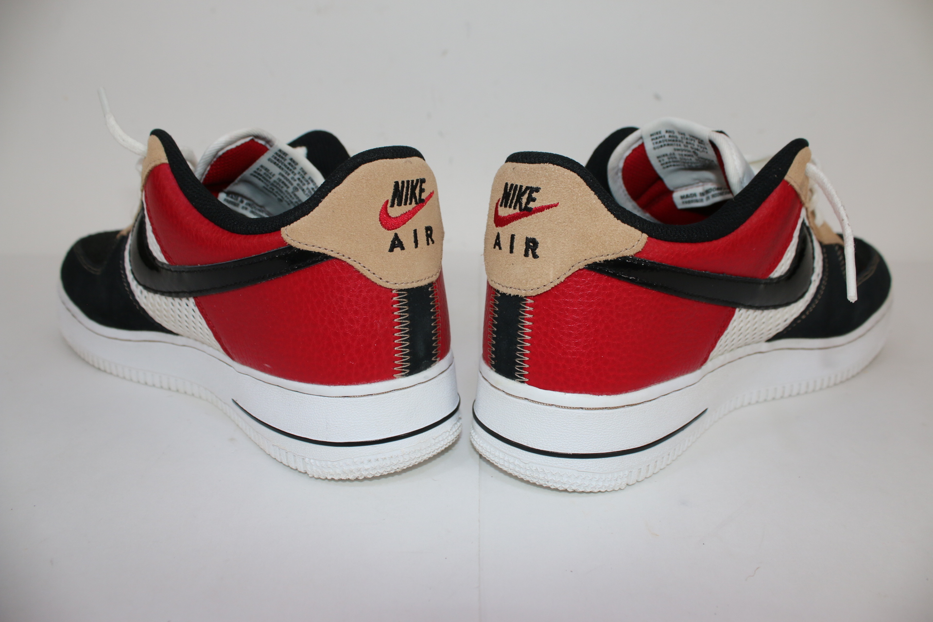 Nike Air Force 1 Low '07 LV8 Gym Red Black Men's - DO6110-100 - US