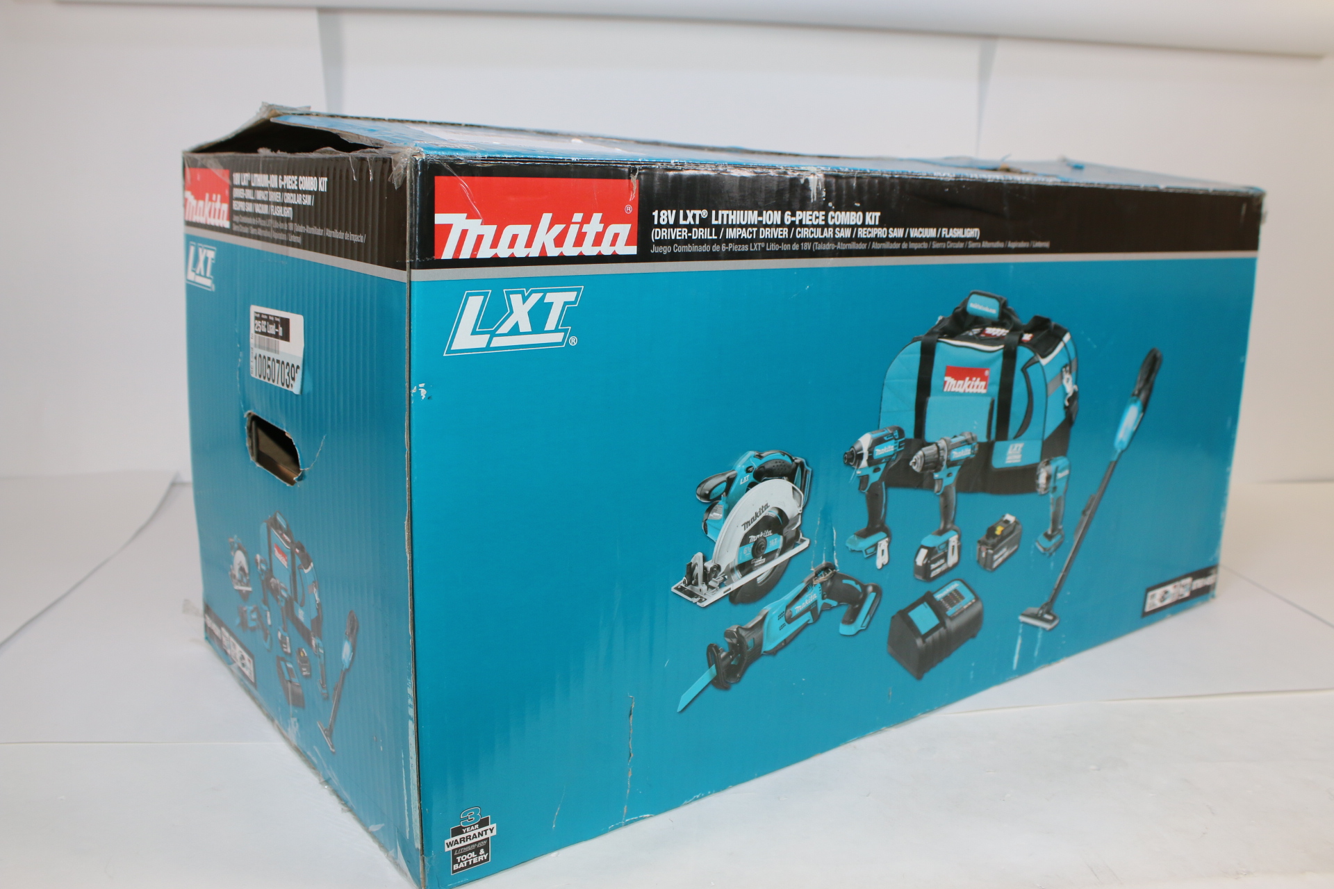 MAKITA XT614SX1 18V LXT® Litio-Ion Inalámbrico 6-Pc. Kit Combinado (3.0 Ah)