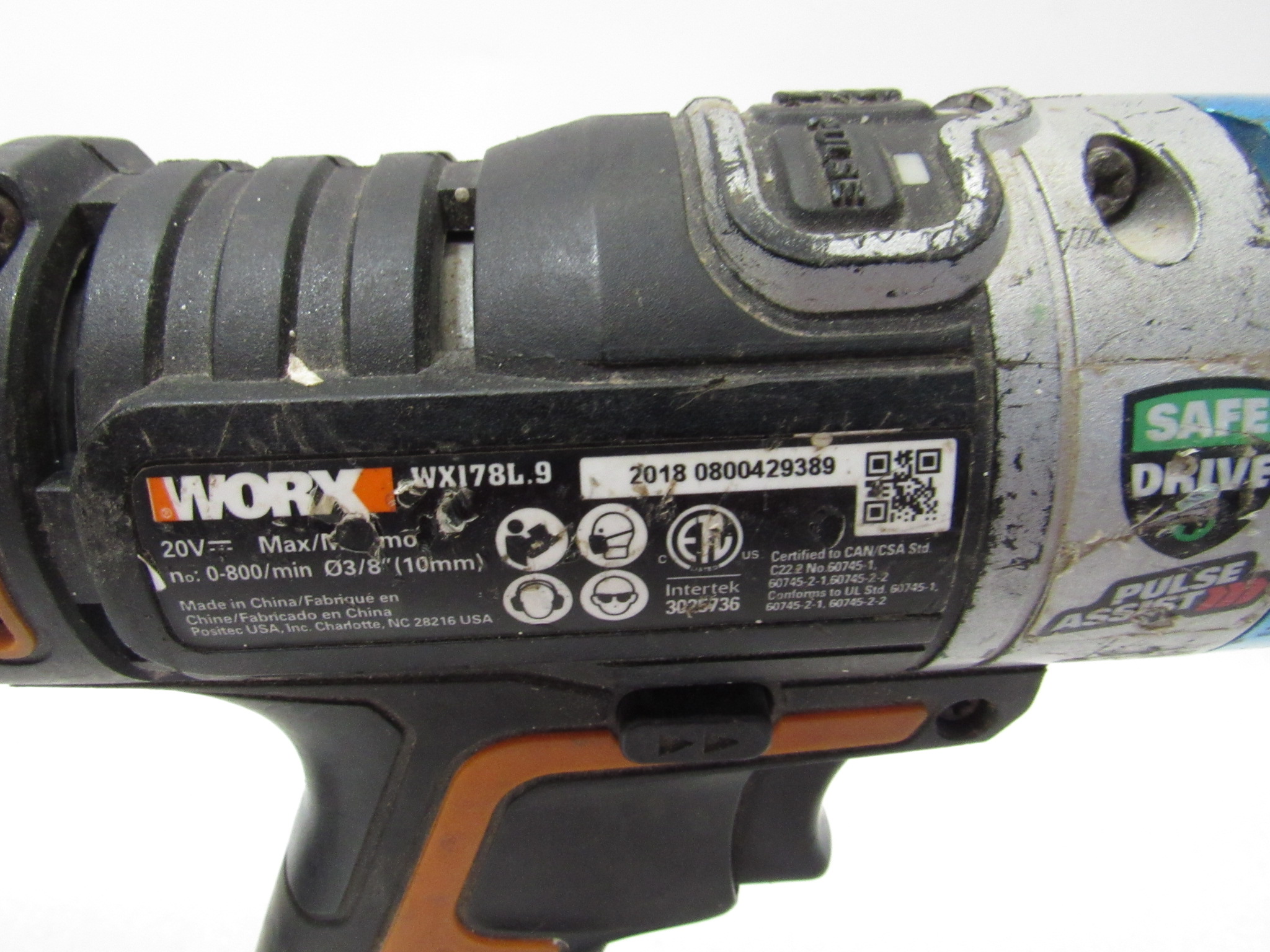 Worx 20v lithium discount impact driver wx290l