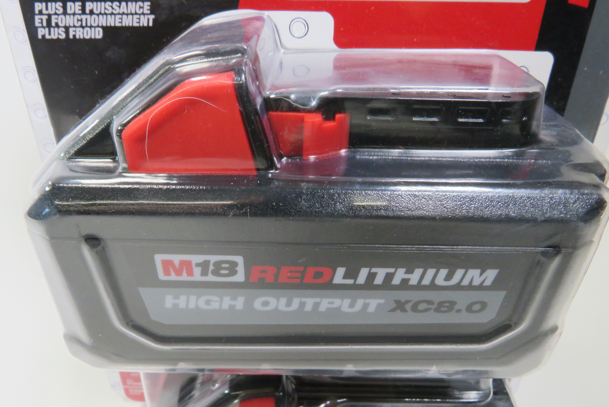 M18 18-Volt Lithium-Ion HIGH OUTPUT XC 8.0 Ah and 3 Ah Battery (2-Pack)
