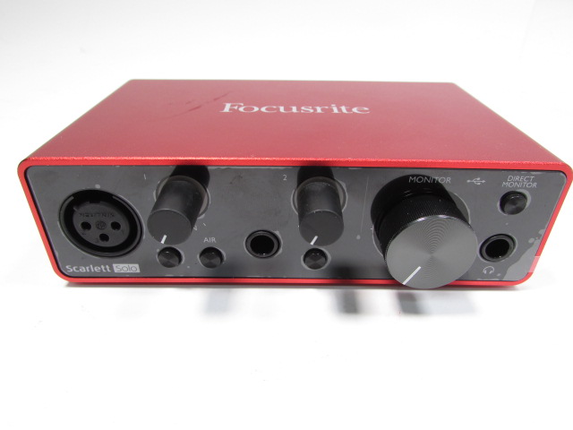 Focusrite SCARLETT SOLO 3rd Gen 192kHz USB Audio Recording
