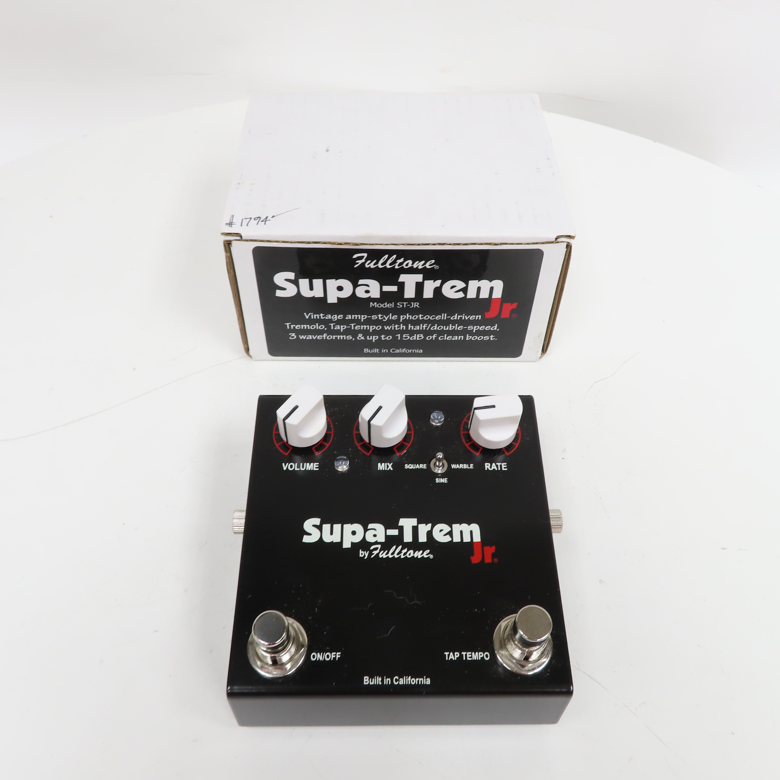 Fulltone ST-JR Supa-Trem Tremolo Guitar Effects Pedal (In Box)