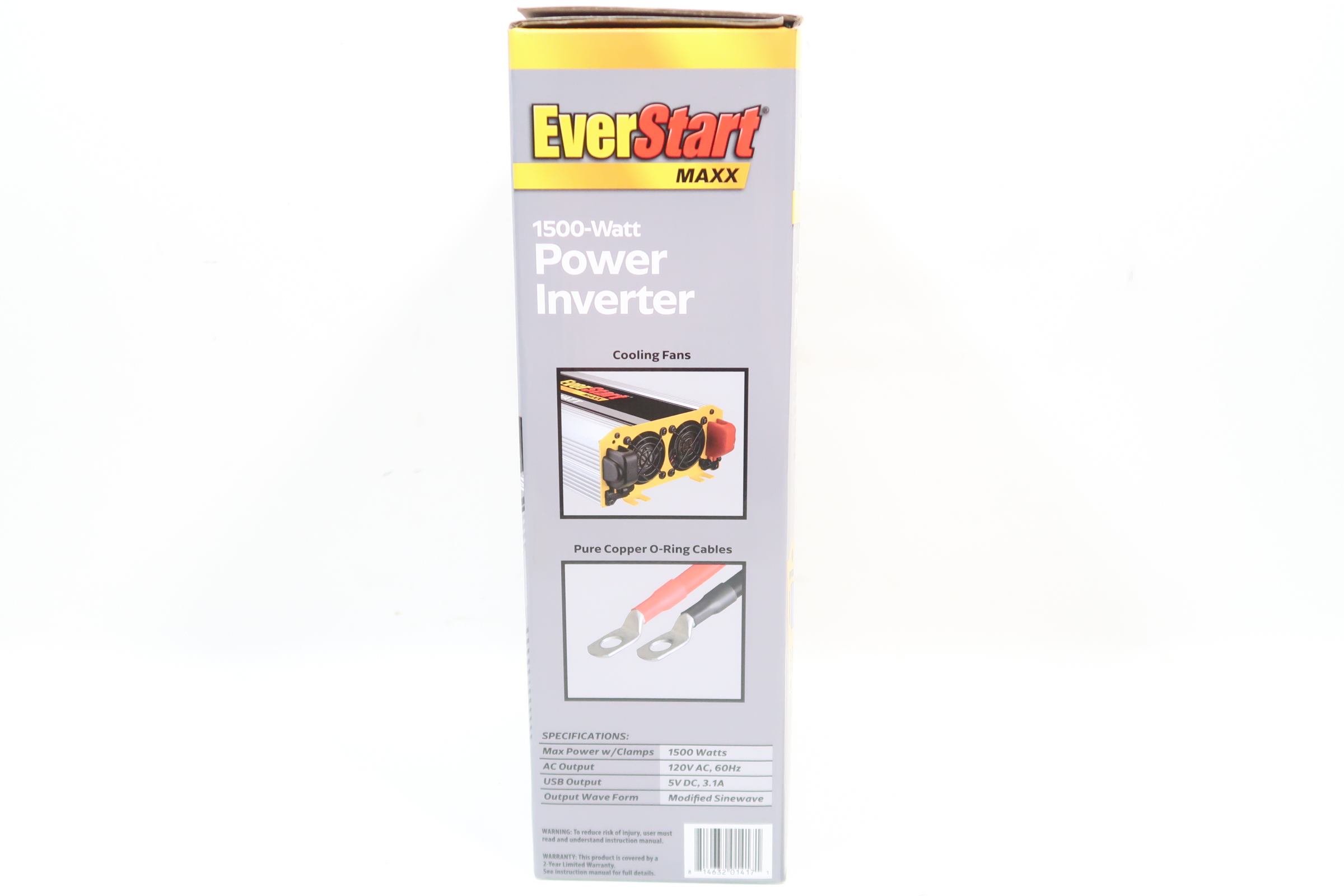 EverStart Maxx 1500 Watt Automotive Power Inverter with USB Power and  Digital Display (PC1500E)- New