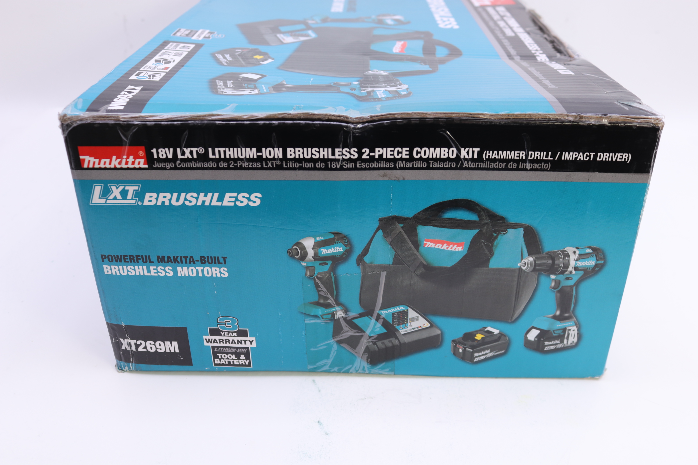 Makita XT269M 18V LXT Li Ion Brushless Cordless Hammer Drill