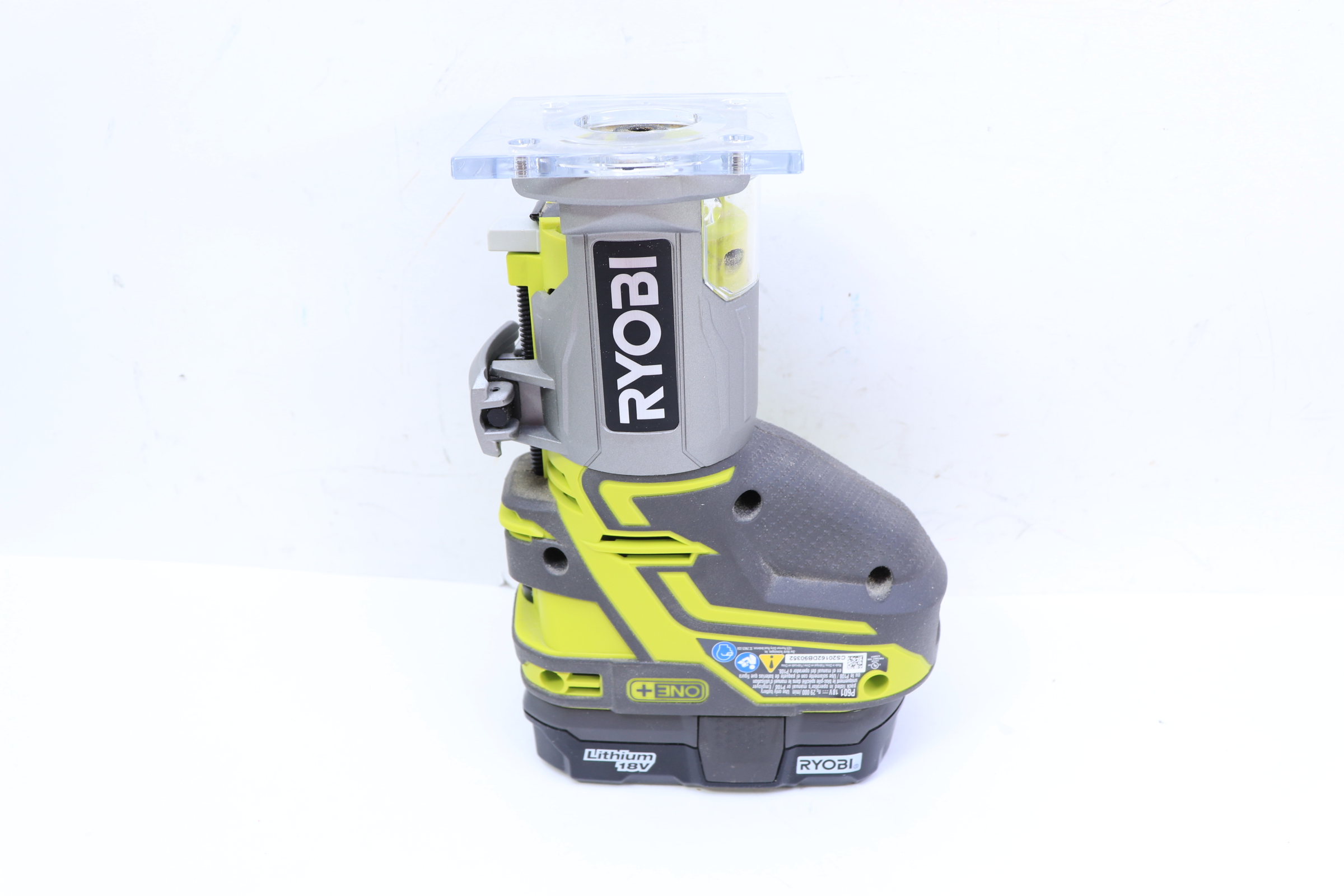Ryobi P601 One+ 18V Lithium Ion Cordless Fixed Base Trim Router (Battery  Not Included – Tool Only)
