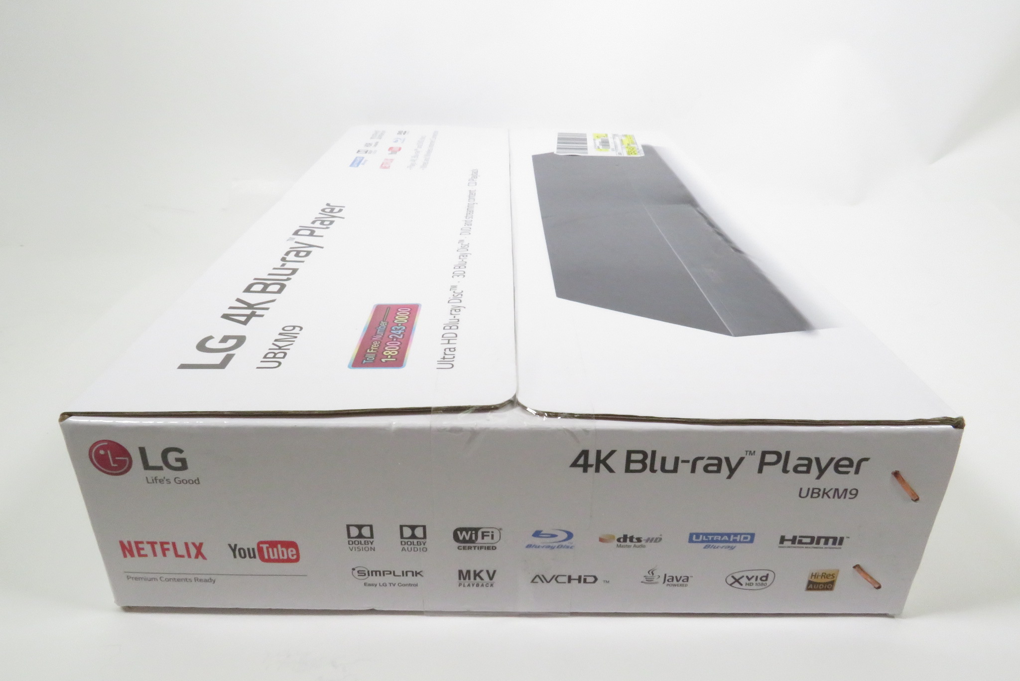 LG UBKM9 Streaming Ultra-HD Blu-Ray Player with Streaming Services