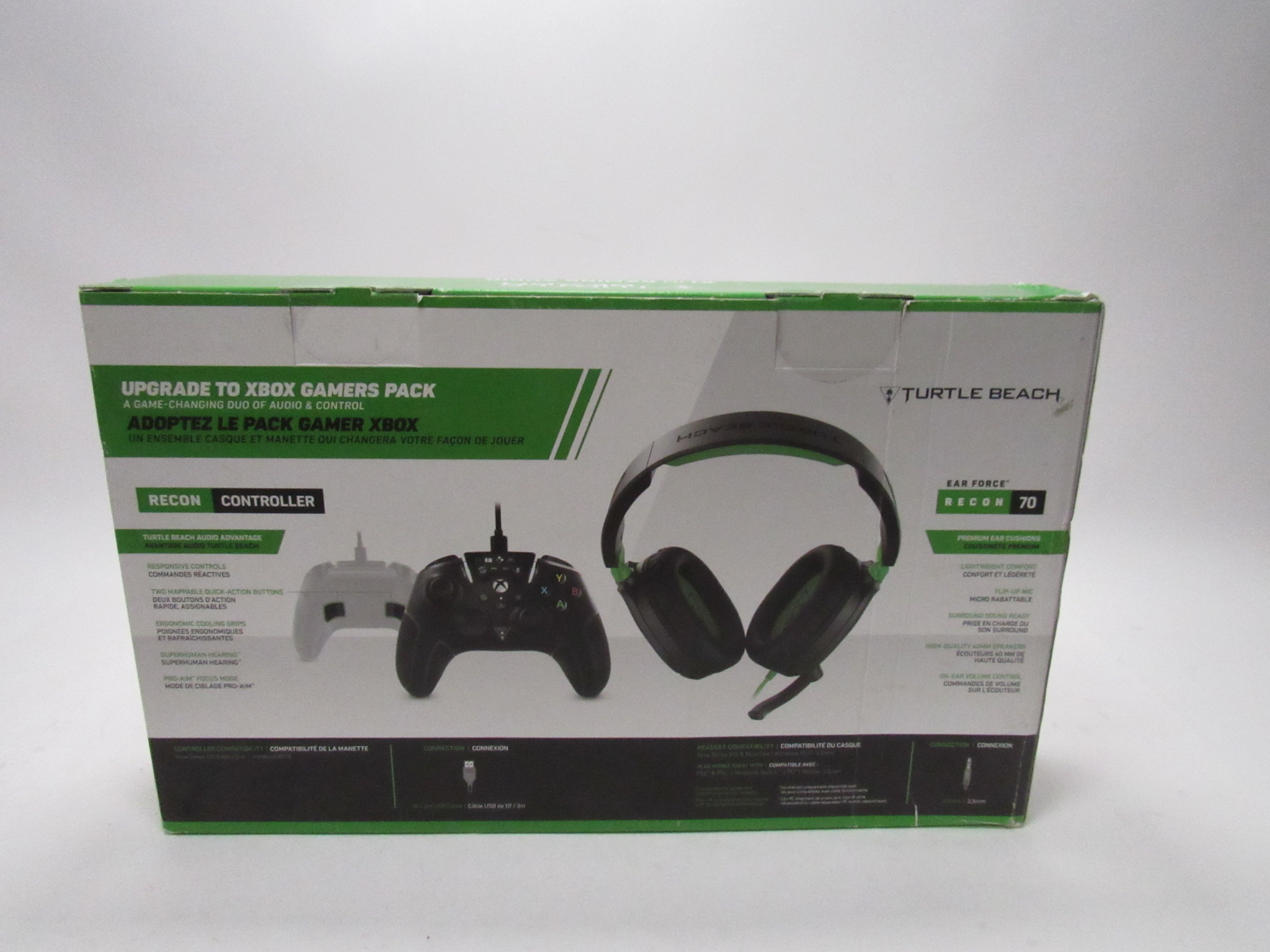 Turtle Beach Xbox Gamers Pack Featuring Recon 70 Gaming Headset – Black  Sealed