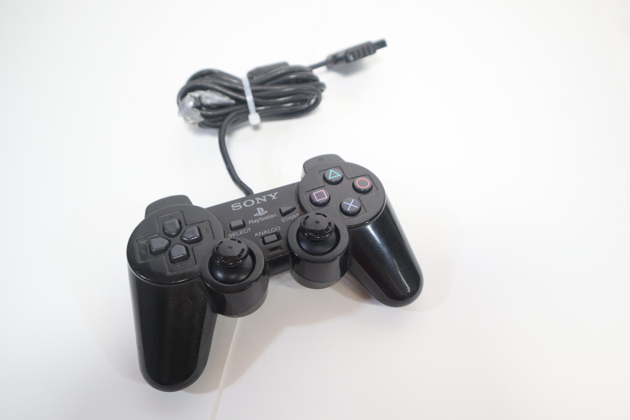 PS2 Controller Compatible with Sony Playstation 2 & Ps1 / Psone, Black