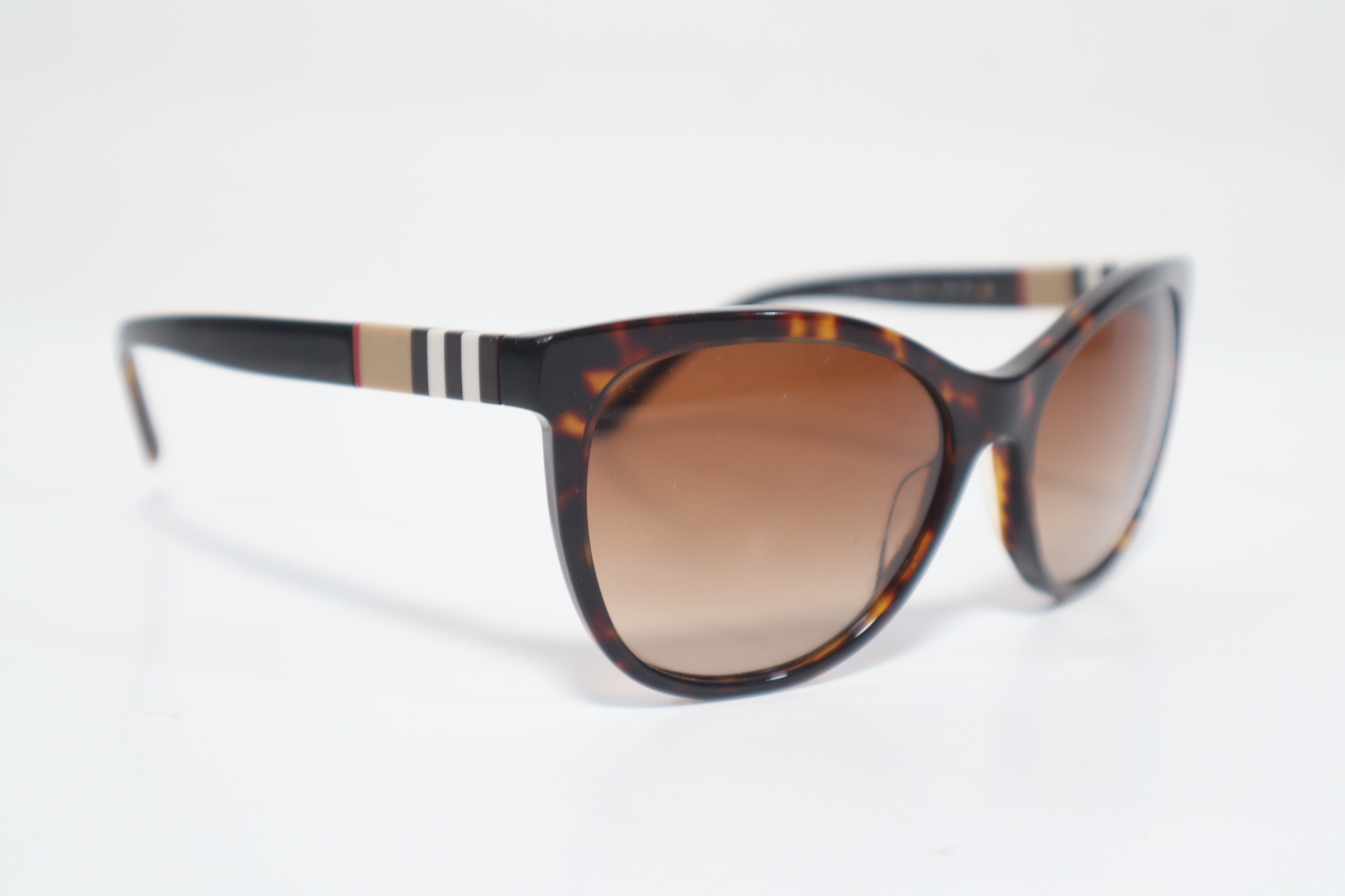 Burberry B 4199 3002 13 Italian Brown Tortoise Shell Plastic Frame Sunglasses