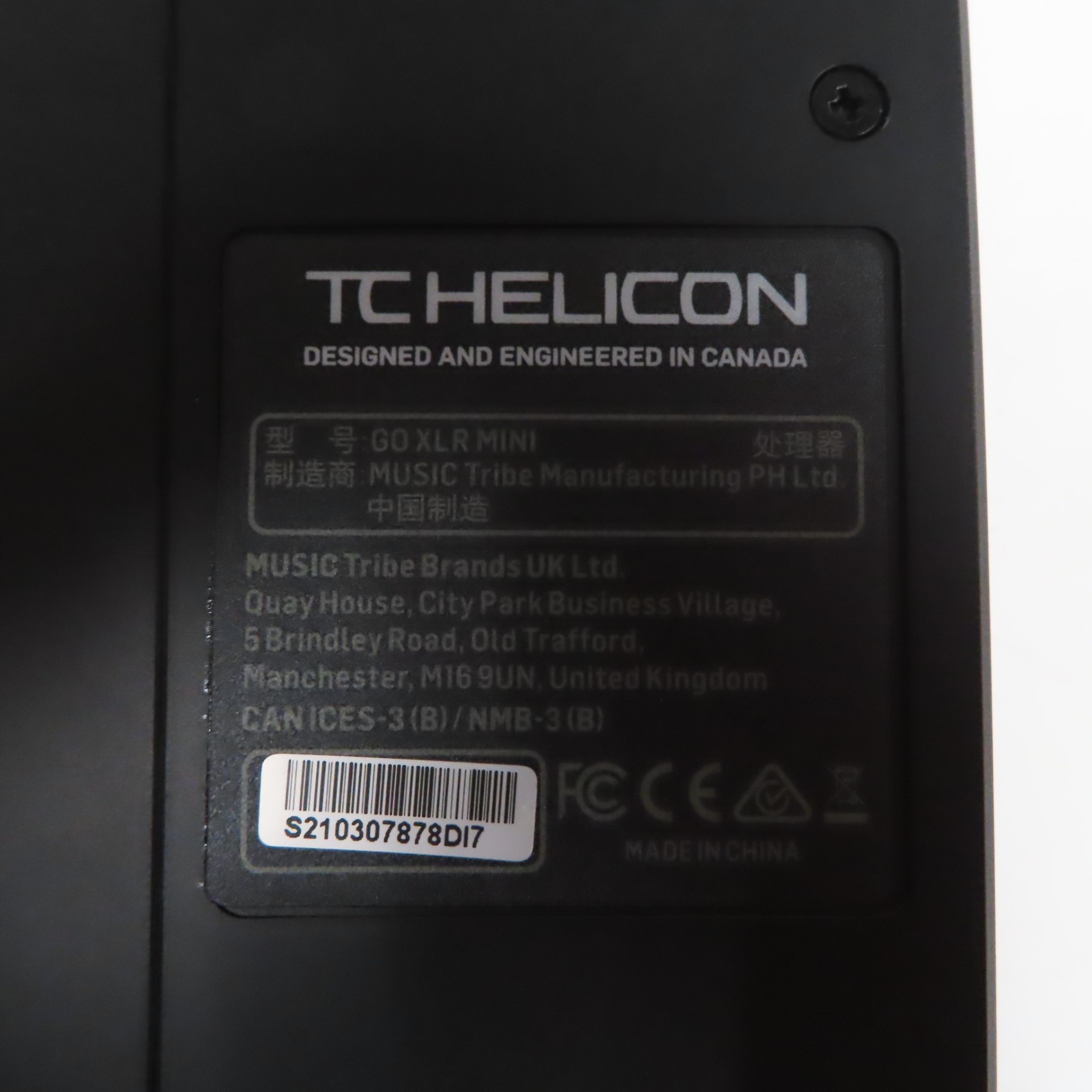 TC-Helicon Go XLR Mini Digital Bradcast Mixer NEW open box 653341336538