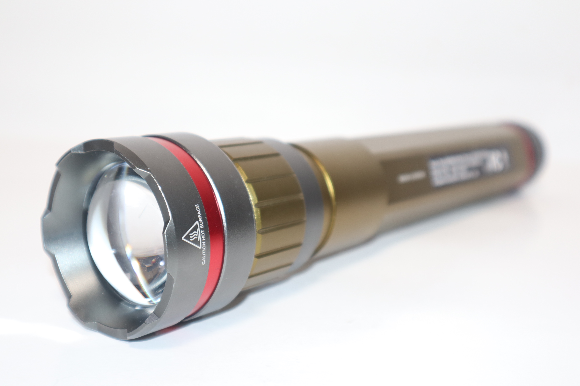 Swiss Tech 6500 Lumen LED Flashlight Rechargeable Dual Power AA/USB wi –  HardGrizzly