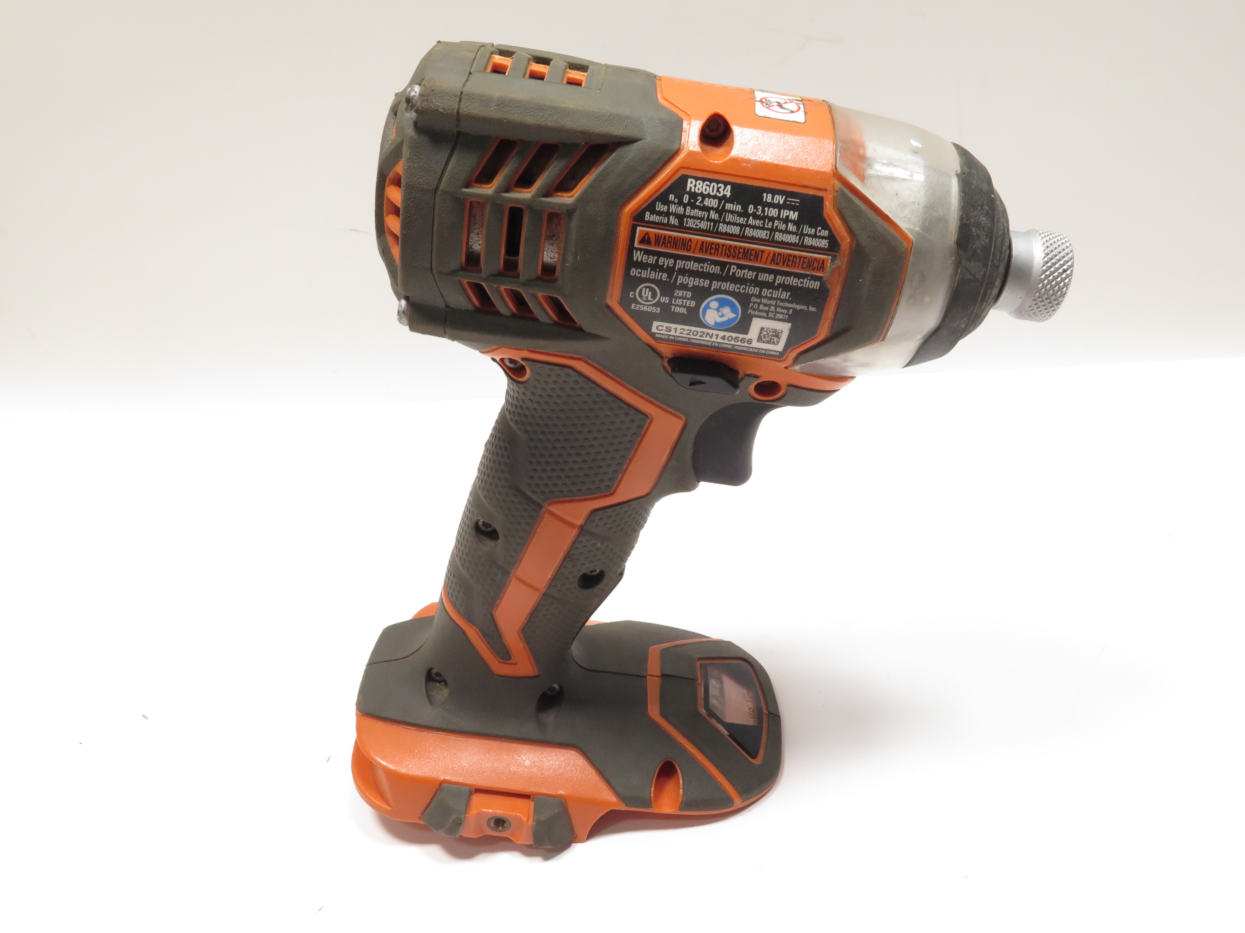 Ridgid r86034 specs sale