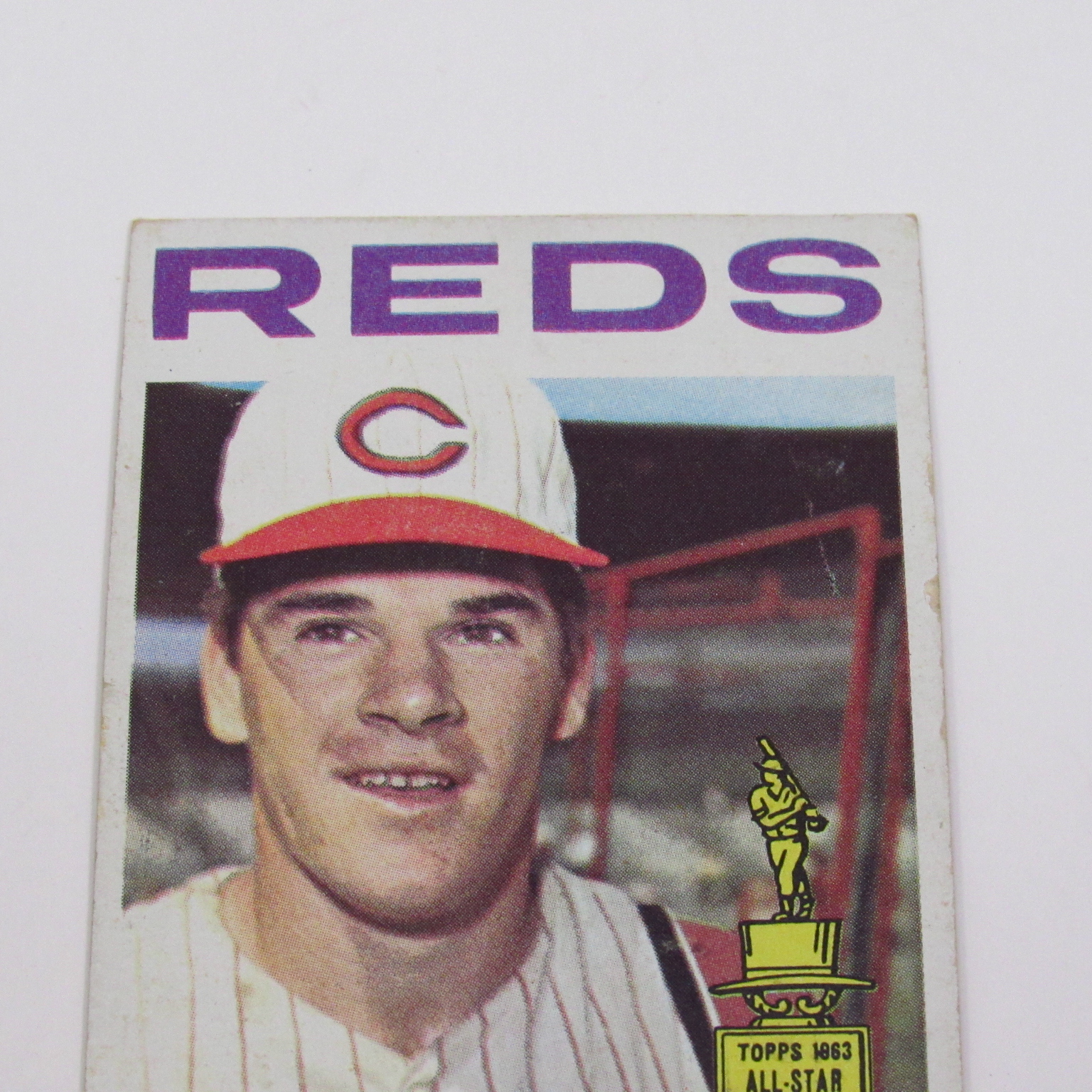 Pete Rose Topps 125 Cincinnati Reds Baseball MLB Card