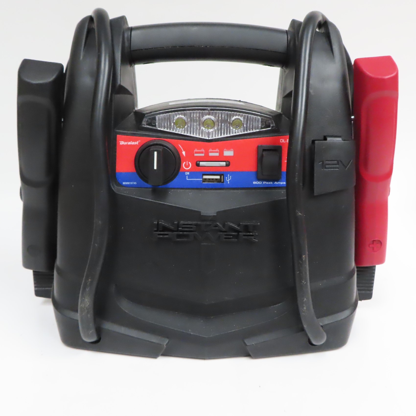 Duralast DL 800A 800 Amps 12V Lithium Portable Battery Jump Starter