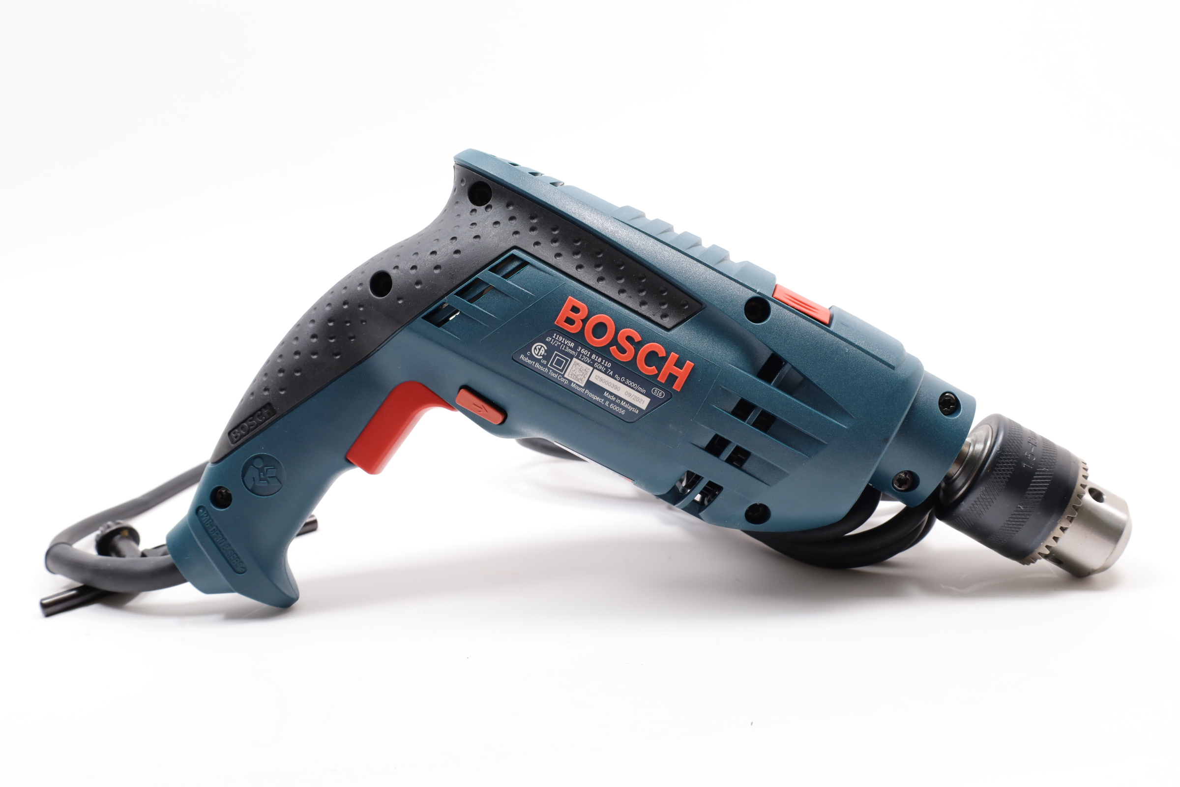 Bosch 1191VSR 7 Amp Corded 1 2 Concrete Masonry Variable Speed Hammer Drill