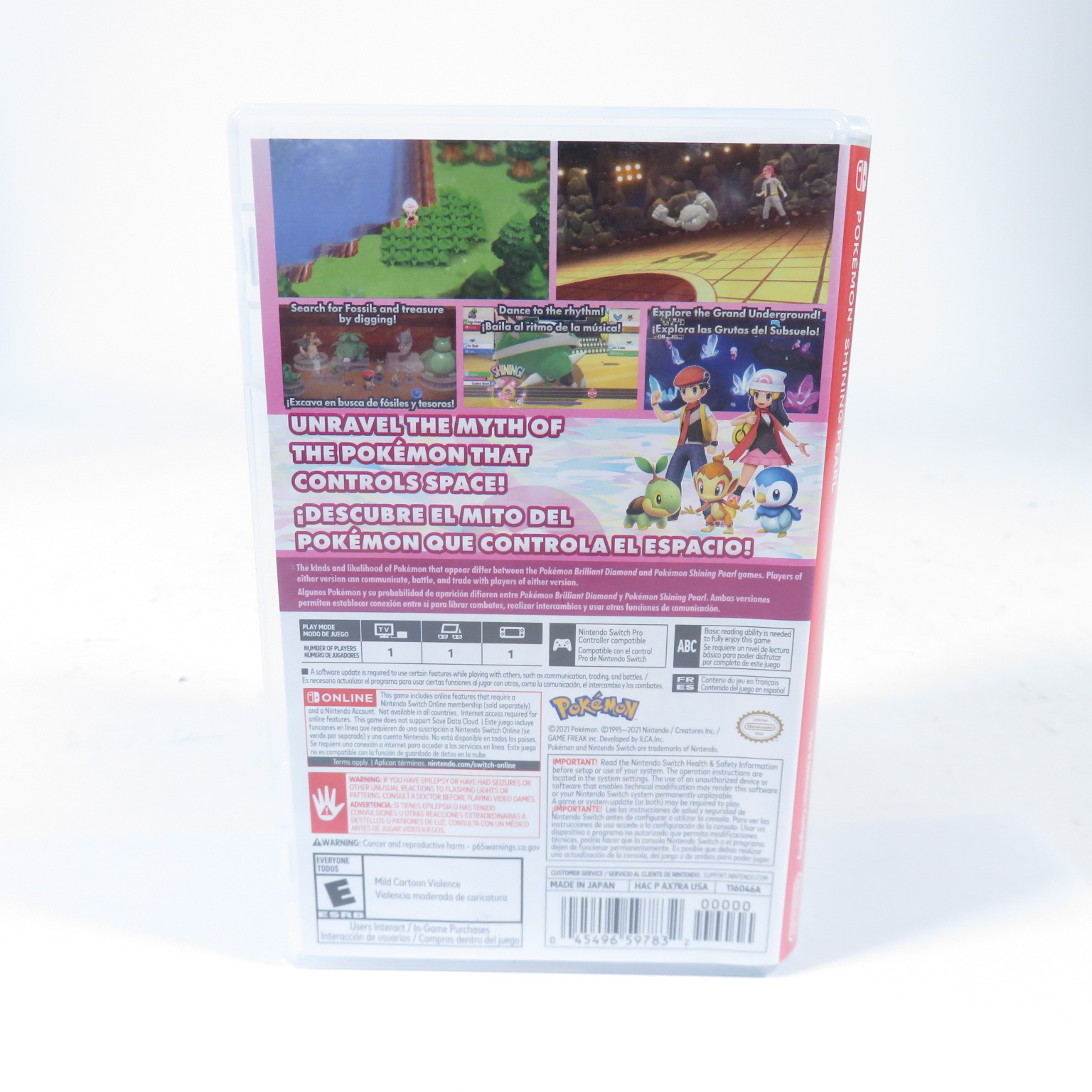 Nintendo Switch Pokemon Shining Pearl Japanese original version
