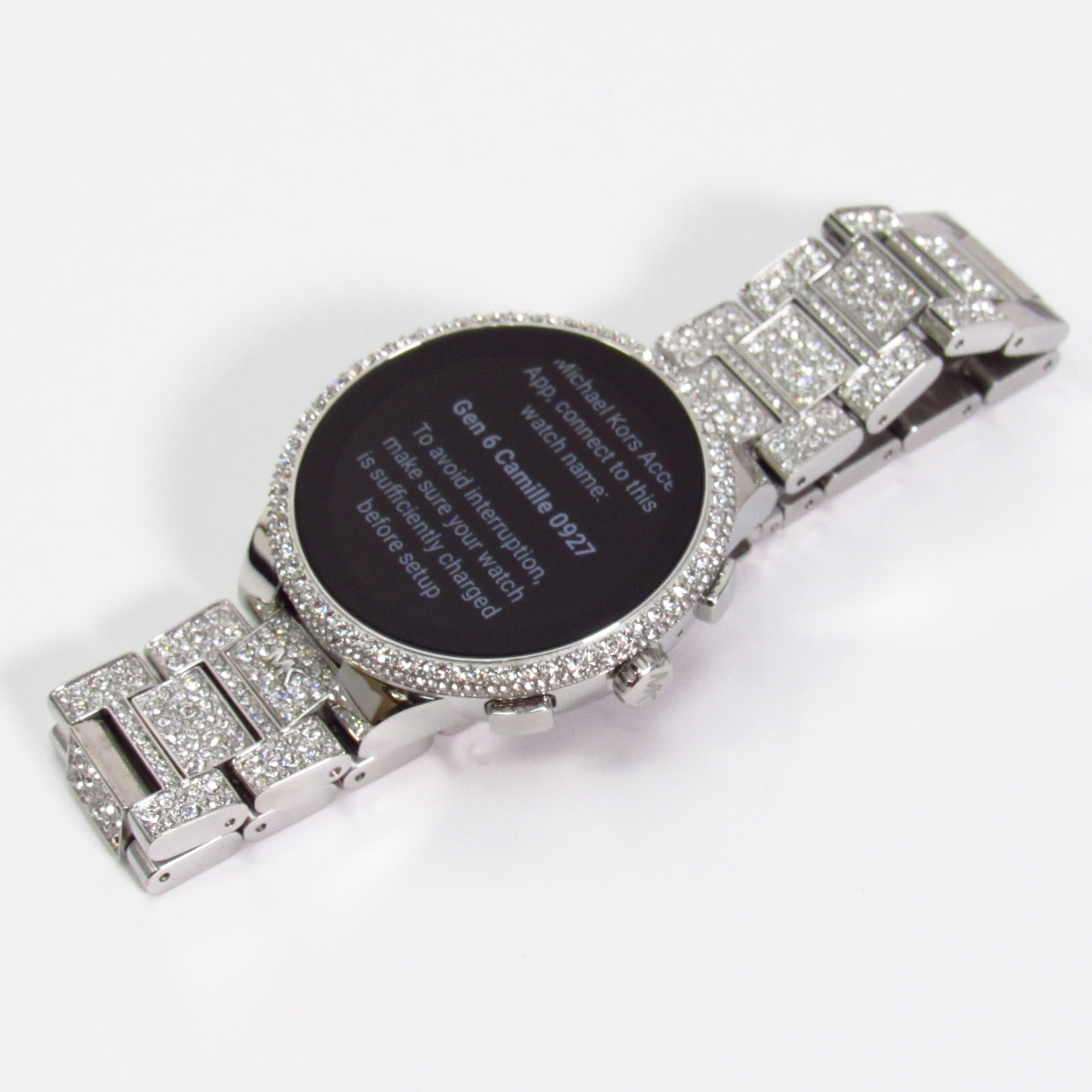 Michael Kors Gen 6 Camille Pave MKT5148V 44mm Silver Smartwatch