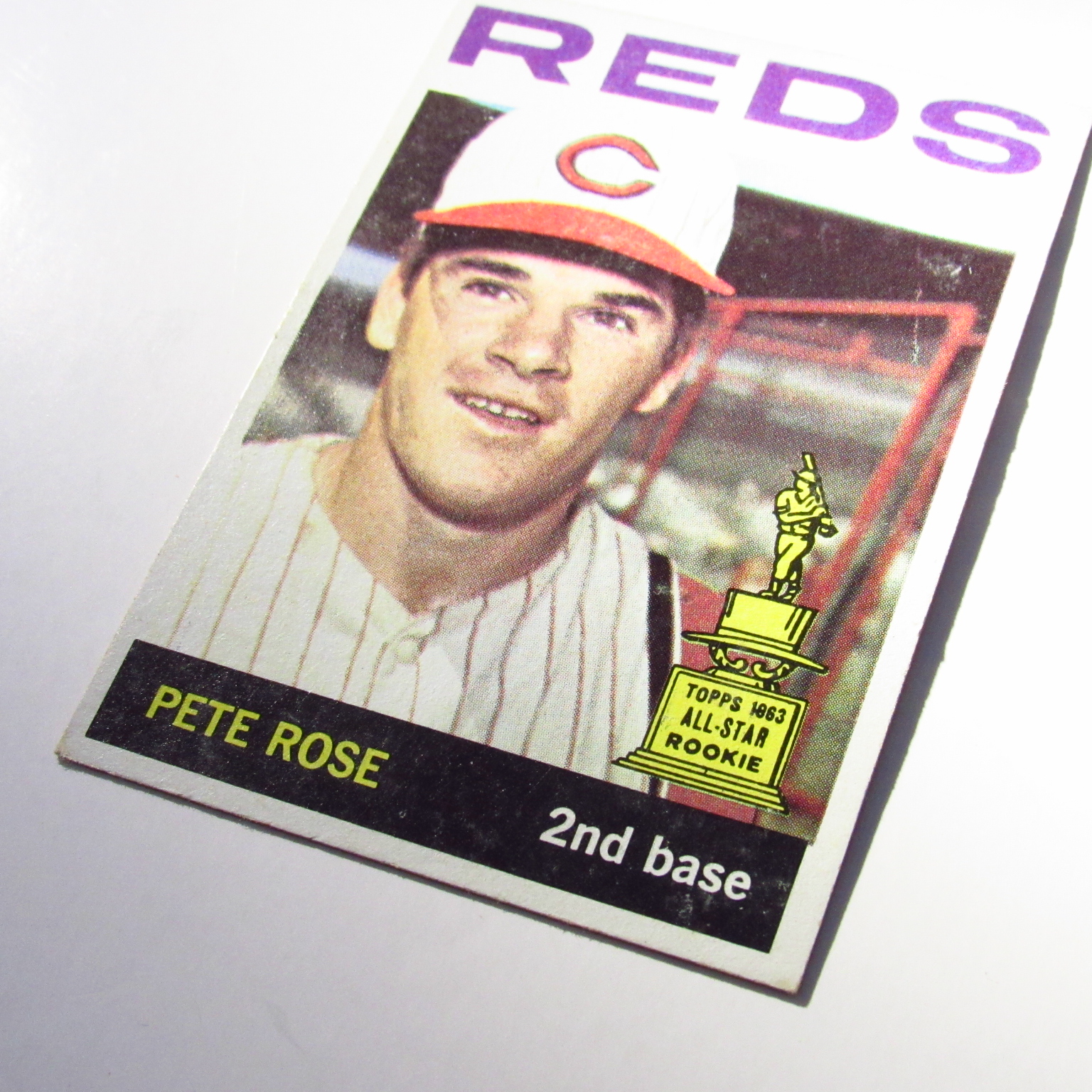 Pete Rose Topps 125 Cincinnati Reds Baseball MLB Card