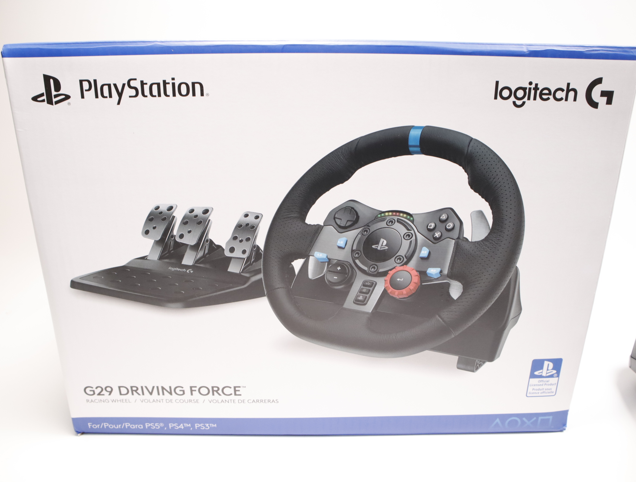 Logitech G29 Driving Force Racing Wheel PlayStation 5/4/3